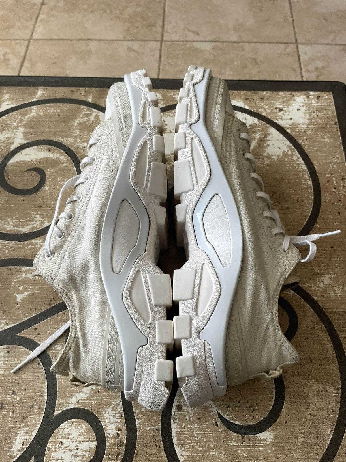 Adidas × Raf Simons Raf Simons x Adidas New Runner Talc Size US 12 / EU 45 - 13 Thumbnail