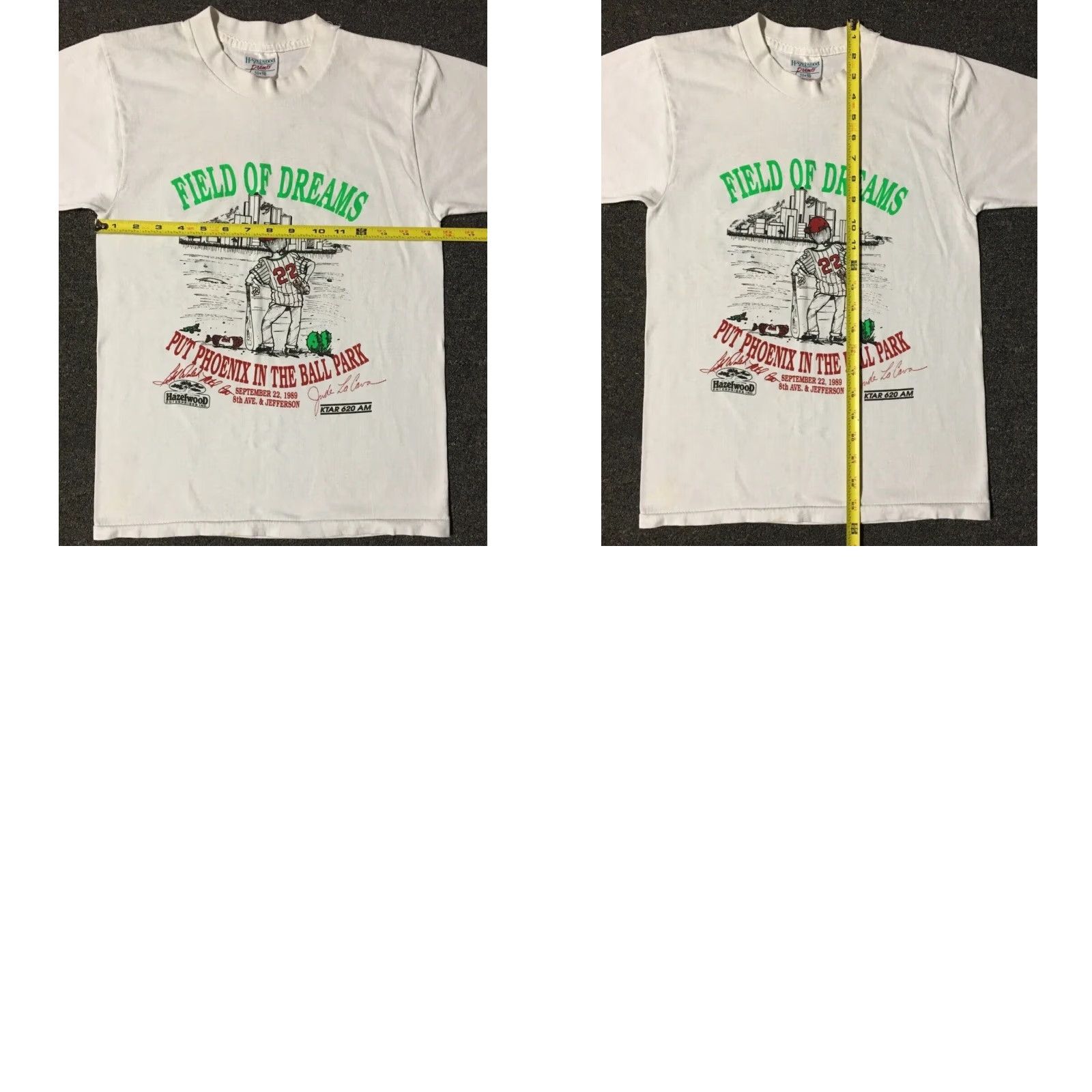 Vintage Vtg 80s Give Phoenix A Ball Park Faded Shirt XS USA Arizona Baseball Grunge 90s Size US XS / EU 42 / 0 - 10 Thumbnail