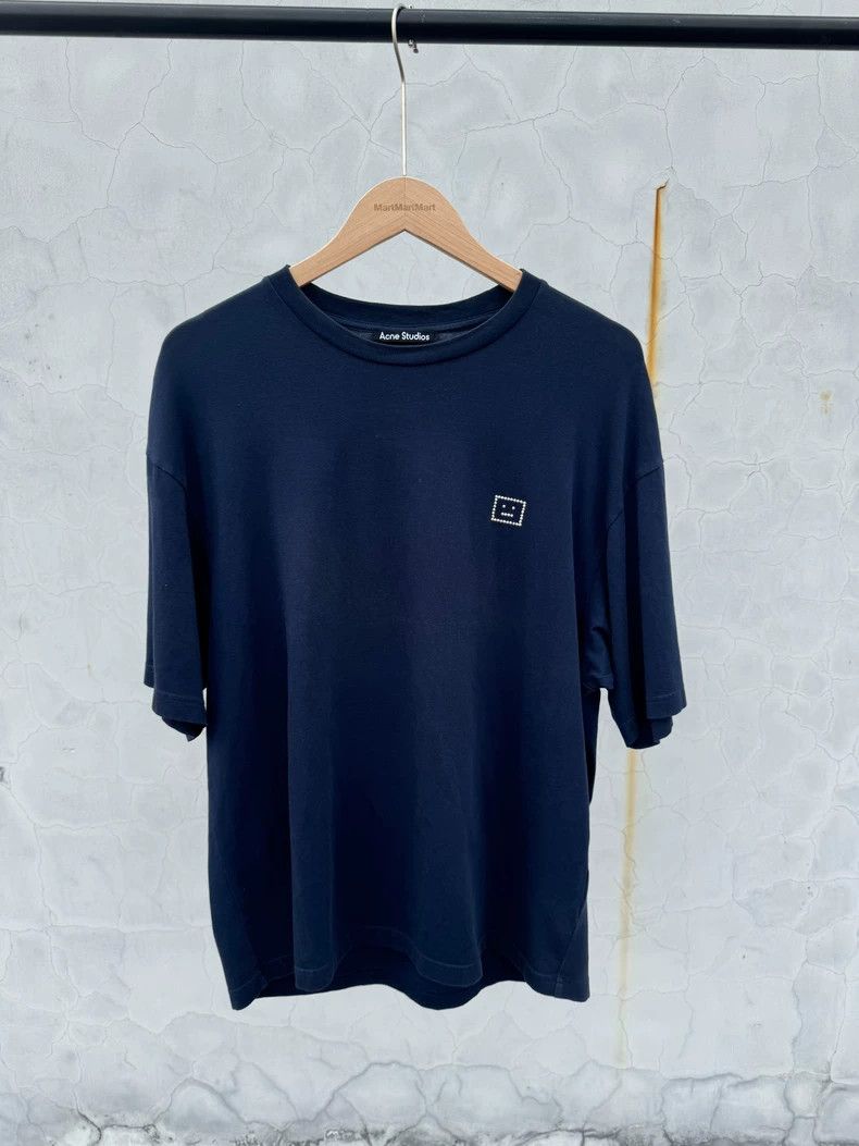 Acne Studios Acne Studios Rhinestone Smiling Face Short Sleeves 2501-Ne Size US S / EU 44-46 / 1 - 1 Thumbnail