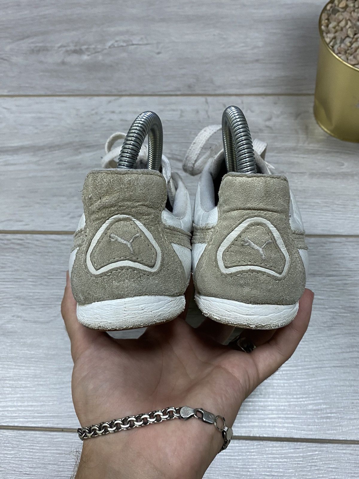 Puma Puma big logo sneakers leather Size US 7 / IT 37 - 6 Thumbnail