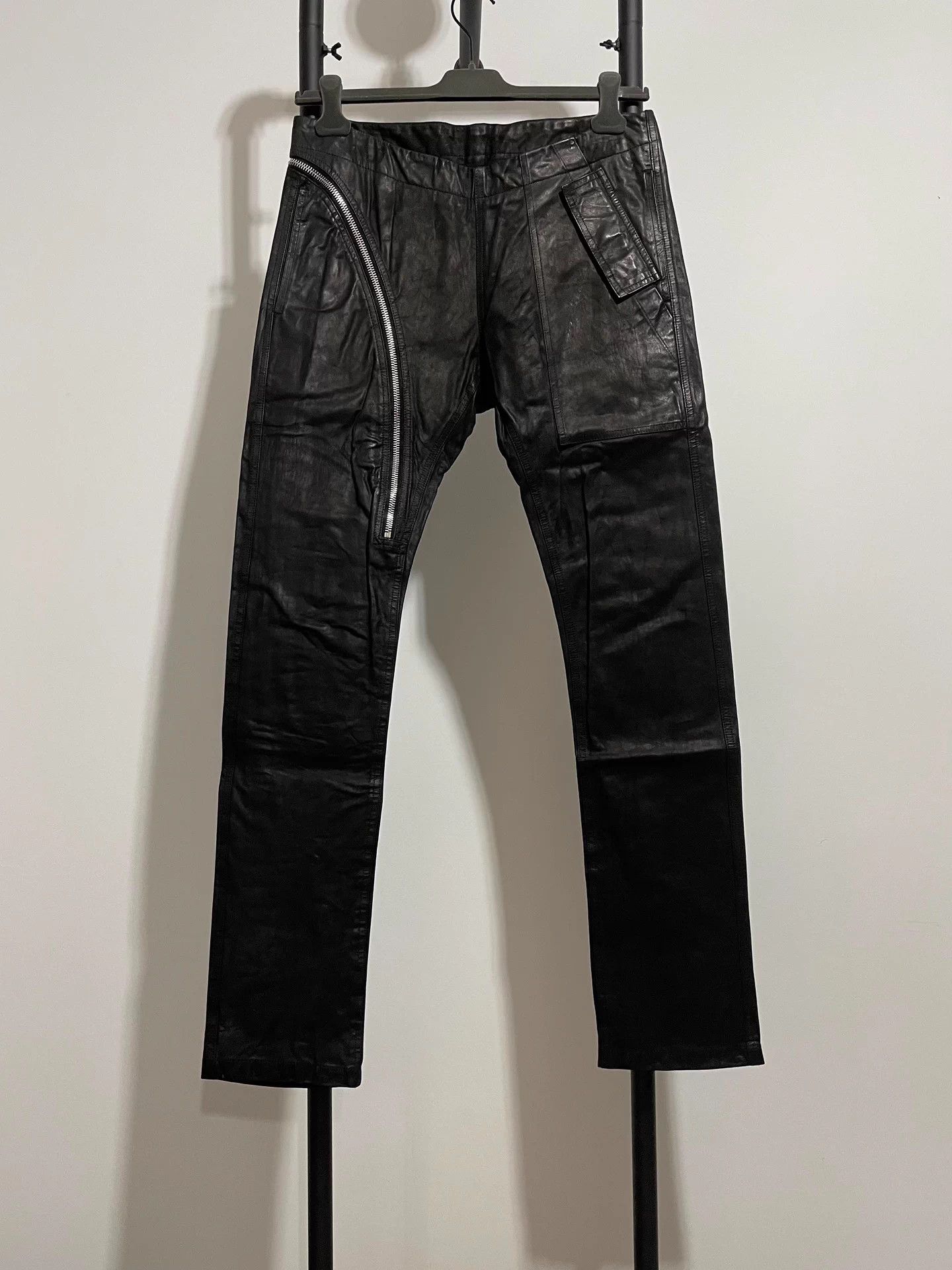 Rick Owens [Size 48] Rick Owens Pants with Diagonal Zipper Size US 38 / EU 54 - 1 Thumbnail