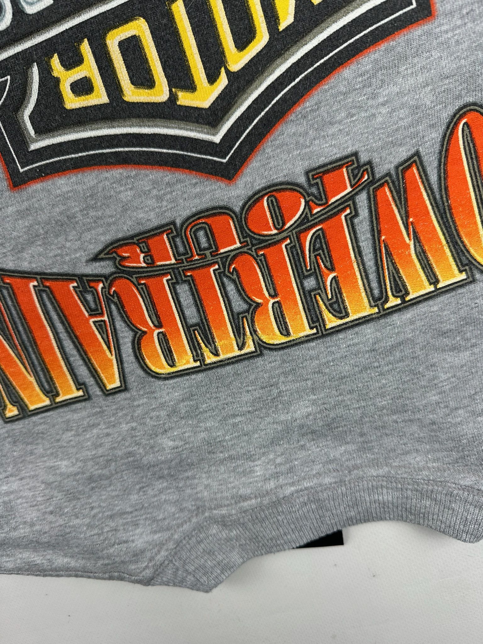 Harley Davidson VTG Y2K Harley Davidson Eagle Flames T-Shirt 90s Size US XL / EU 56 / 4 - 9 Thumbnail