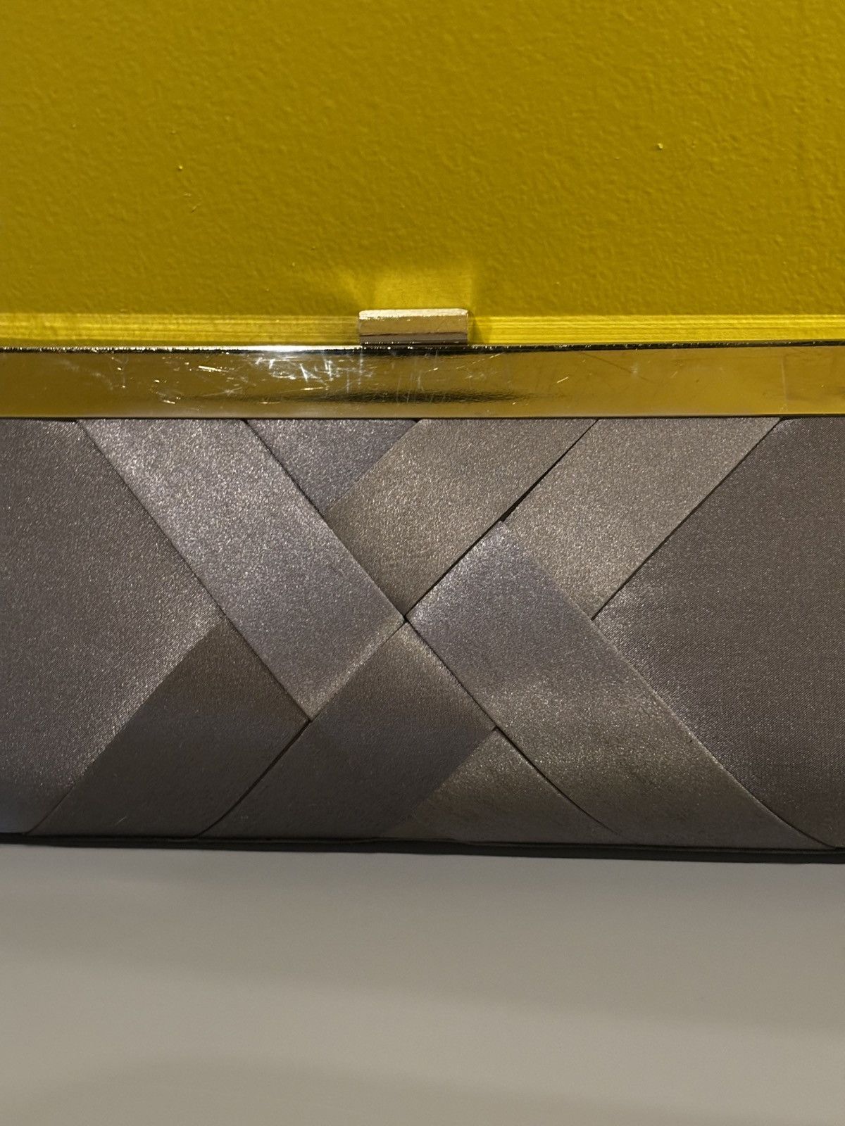 Other Gray, silver clutch0526 Size ONE SIZE - 2 Thumbnail