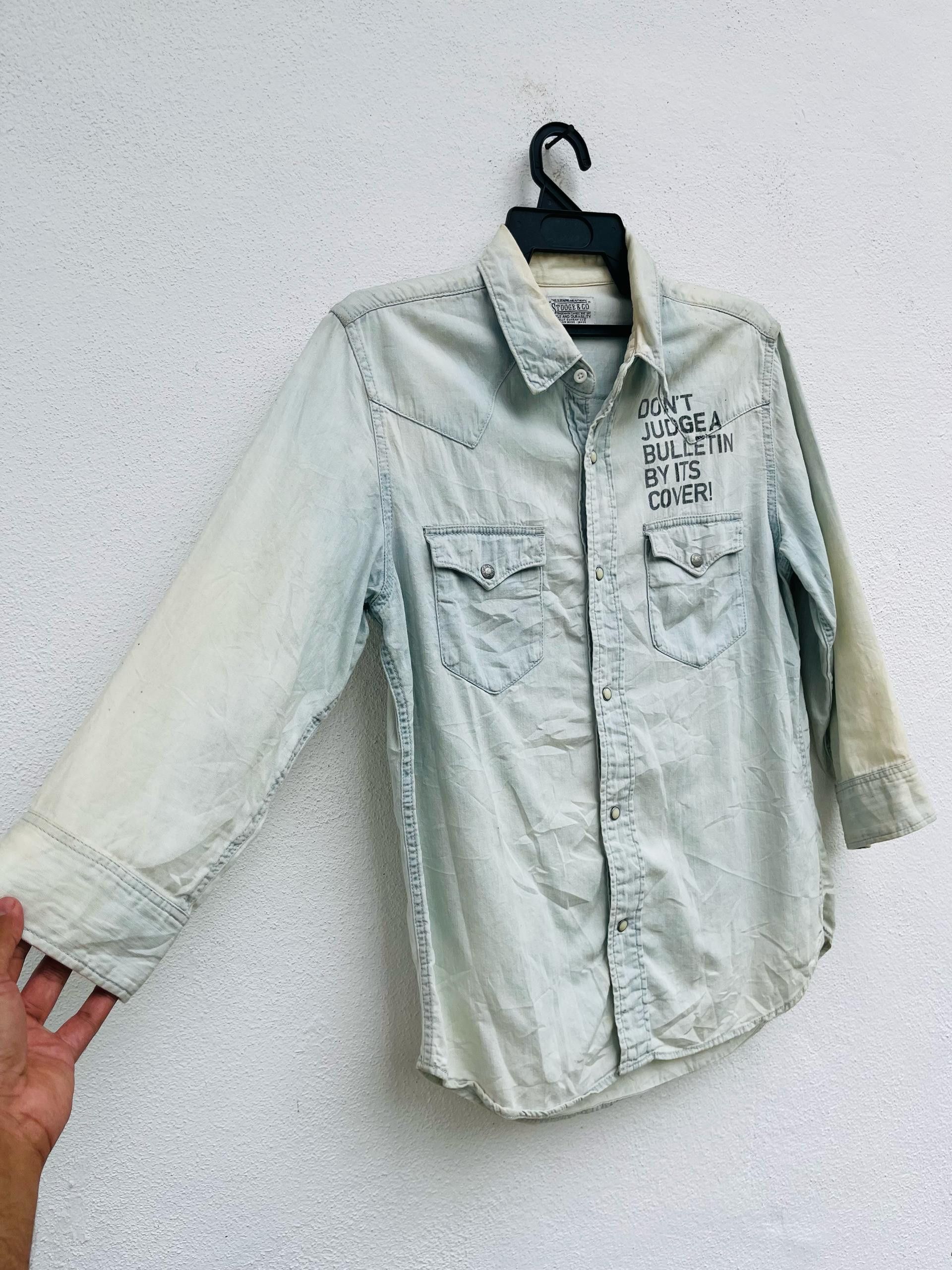 Japanese Brand Vintage Bullet Don’t Judge It By It’s Cover Fashion Style Size M / US 6-8 / IT 42-44 - 4 Thumbnail
