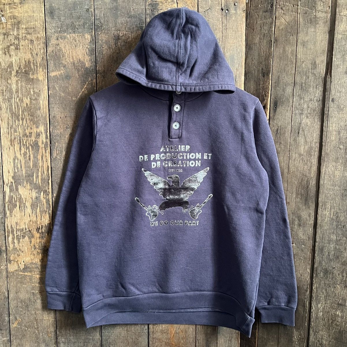 Vintage A.P.C Big Logo Hoodie