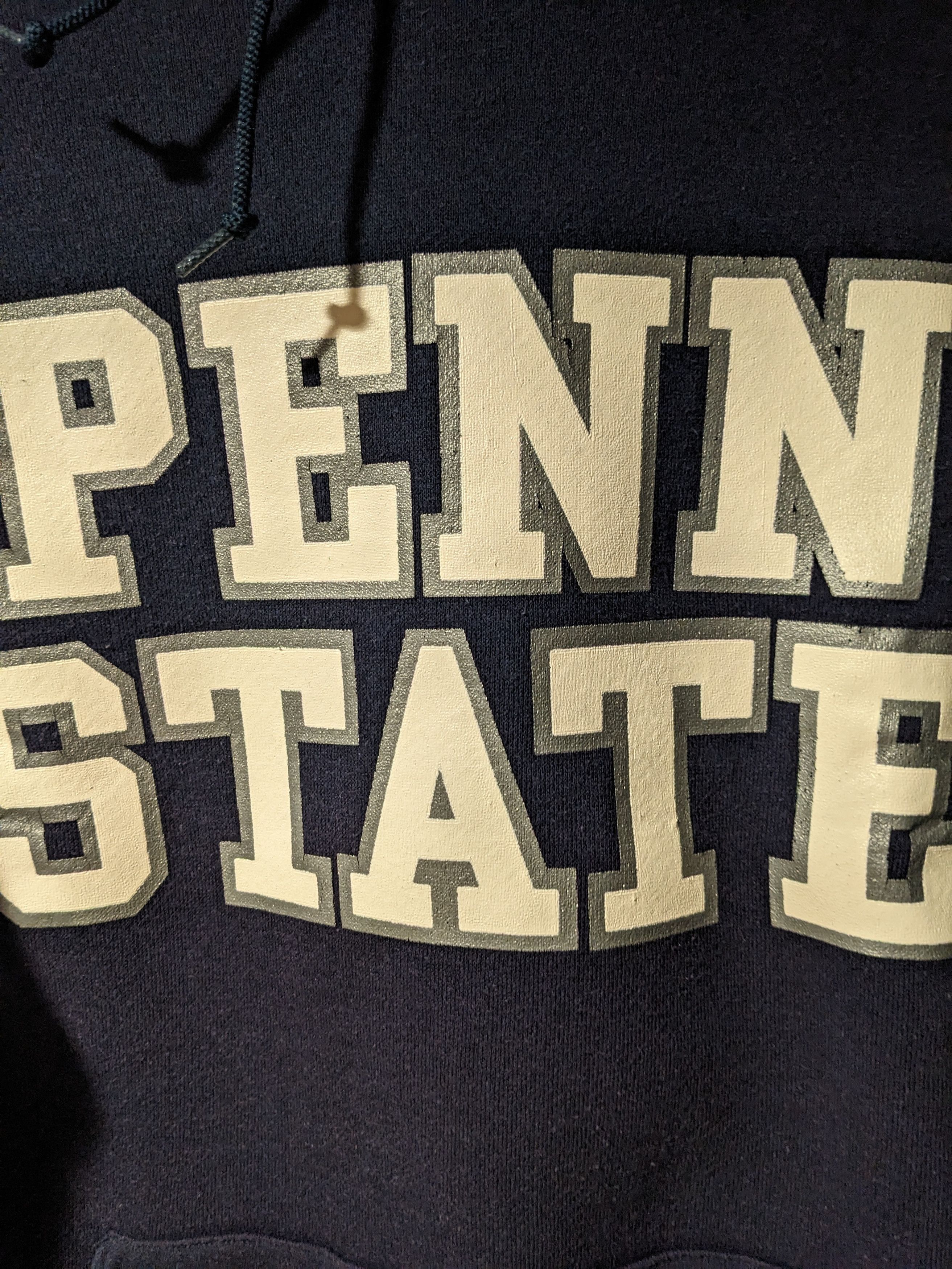 Vintage Vintage 90s Penn State University Nittany Lion Hoodie Size US L / EU 52-54 / 3 - 2 Thumbnail