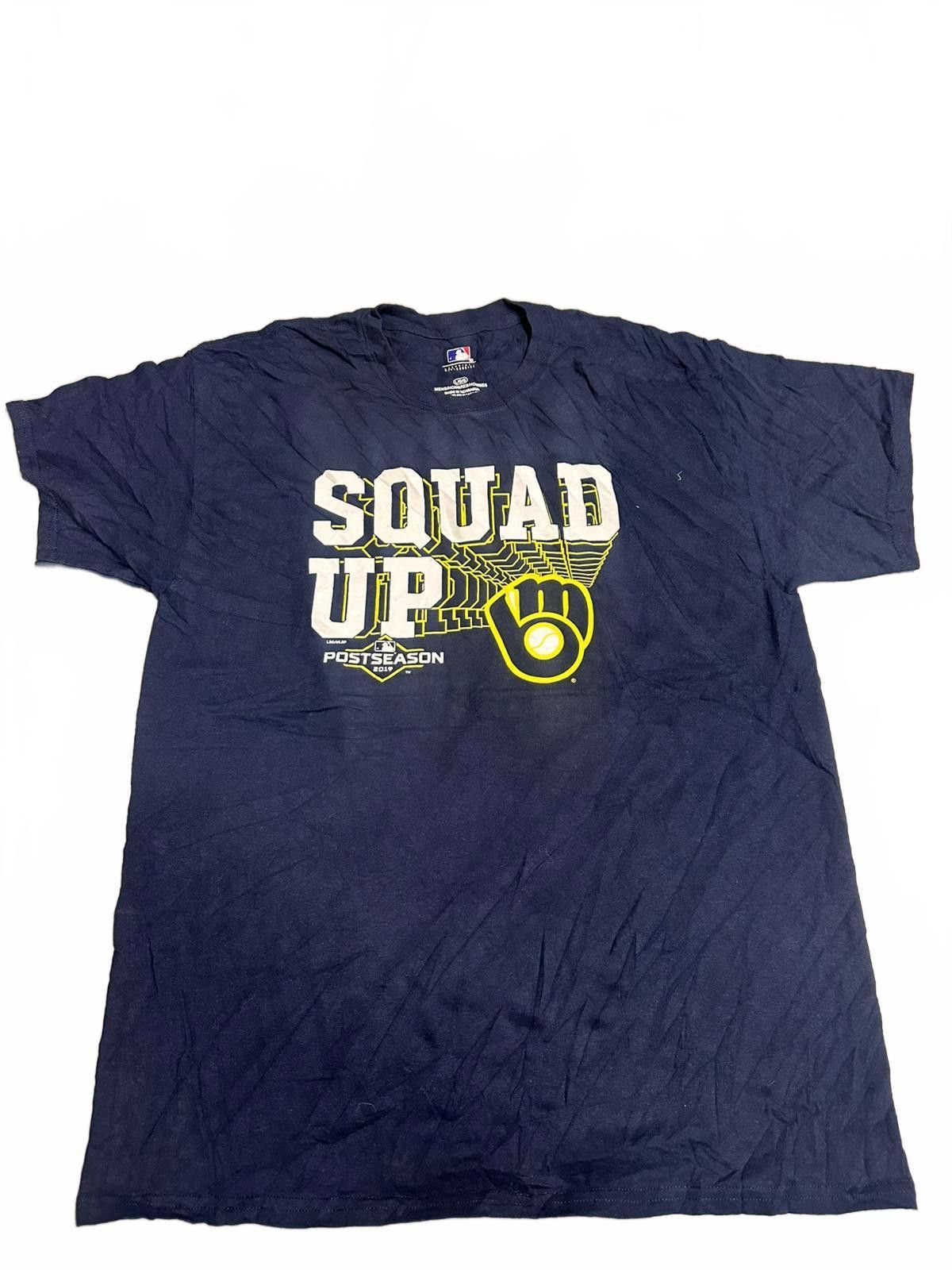 MLB MLB 2019 Postseason Squad Up T-Shirt - Navy Blue Size US L / EU 52-54 / 3 - 1 Thumbnail