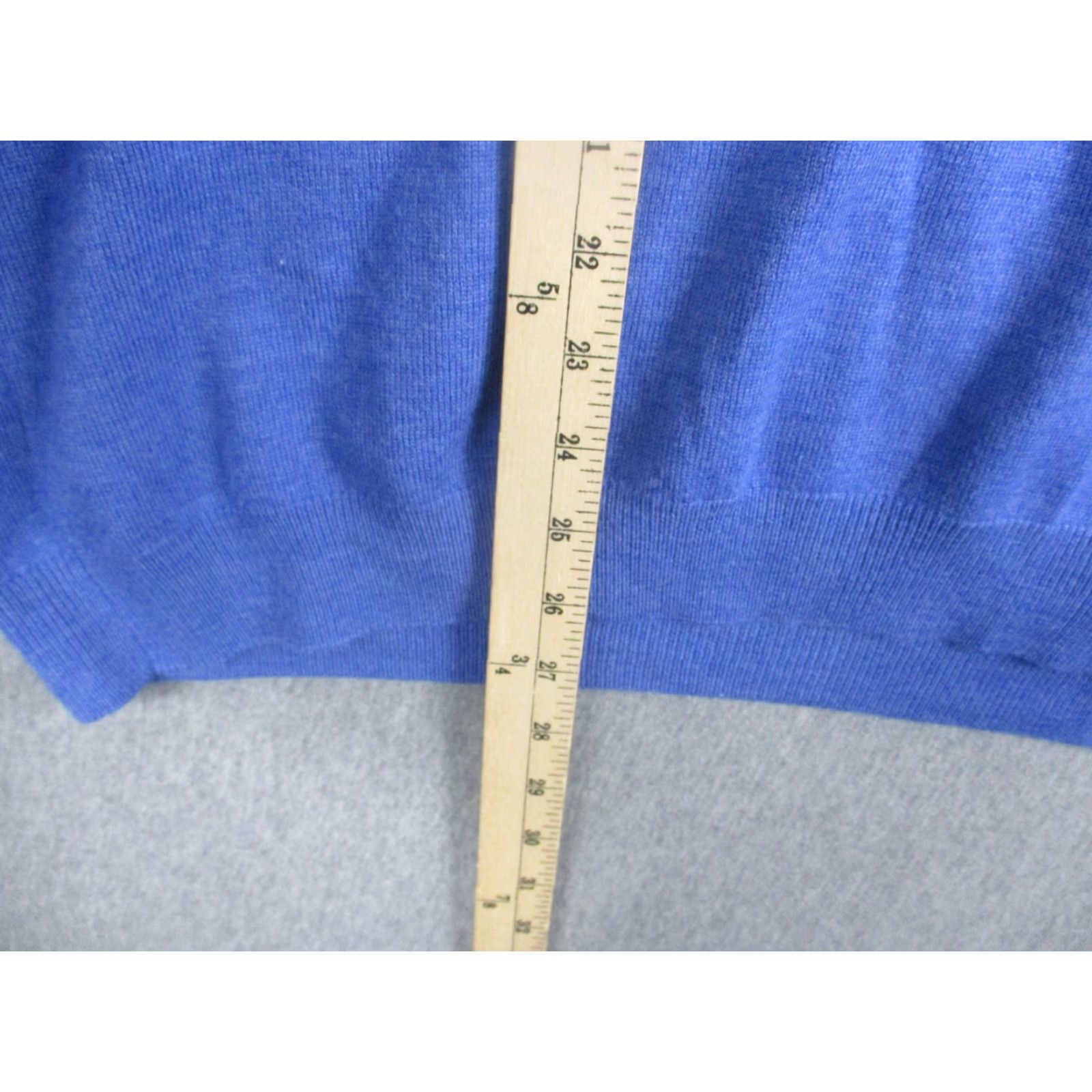 Brooks Brothers Brooks Brothers 346 Sweater Mens XL Blue Merino Wool V Neck Soft Knit Pullover Size US XL / EU 56 / 4 - 6 Thumbnail