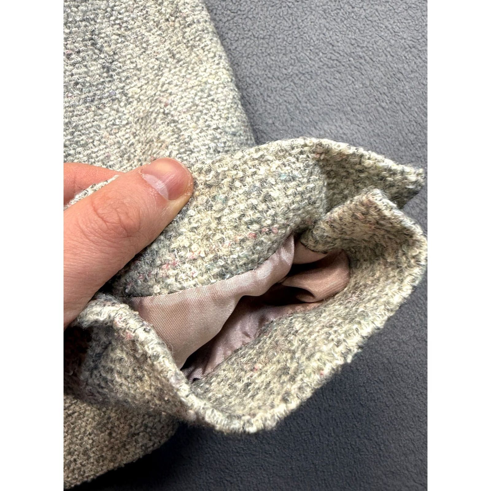 Aquascutum Aquascutum Beige Wool Blend Jacket Womens Size 36in Regular Size XS / US 0-2 / IT 36-38 - 4 Thumbnail
