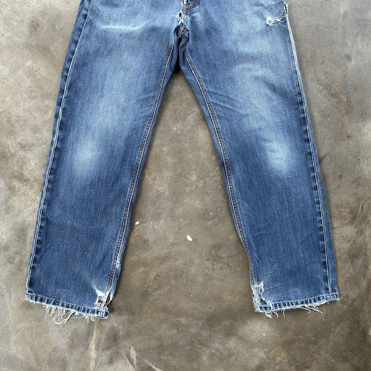 Japanese Brand Vintage Edwin 503 Distressed Faded Denim Jean Pant W31 Size US 31 - 2 Thumbnail