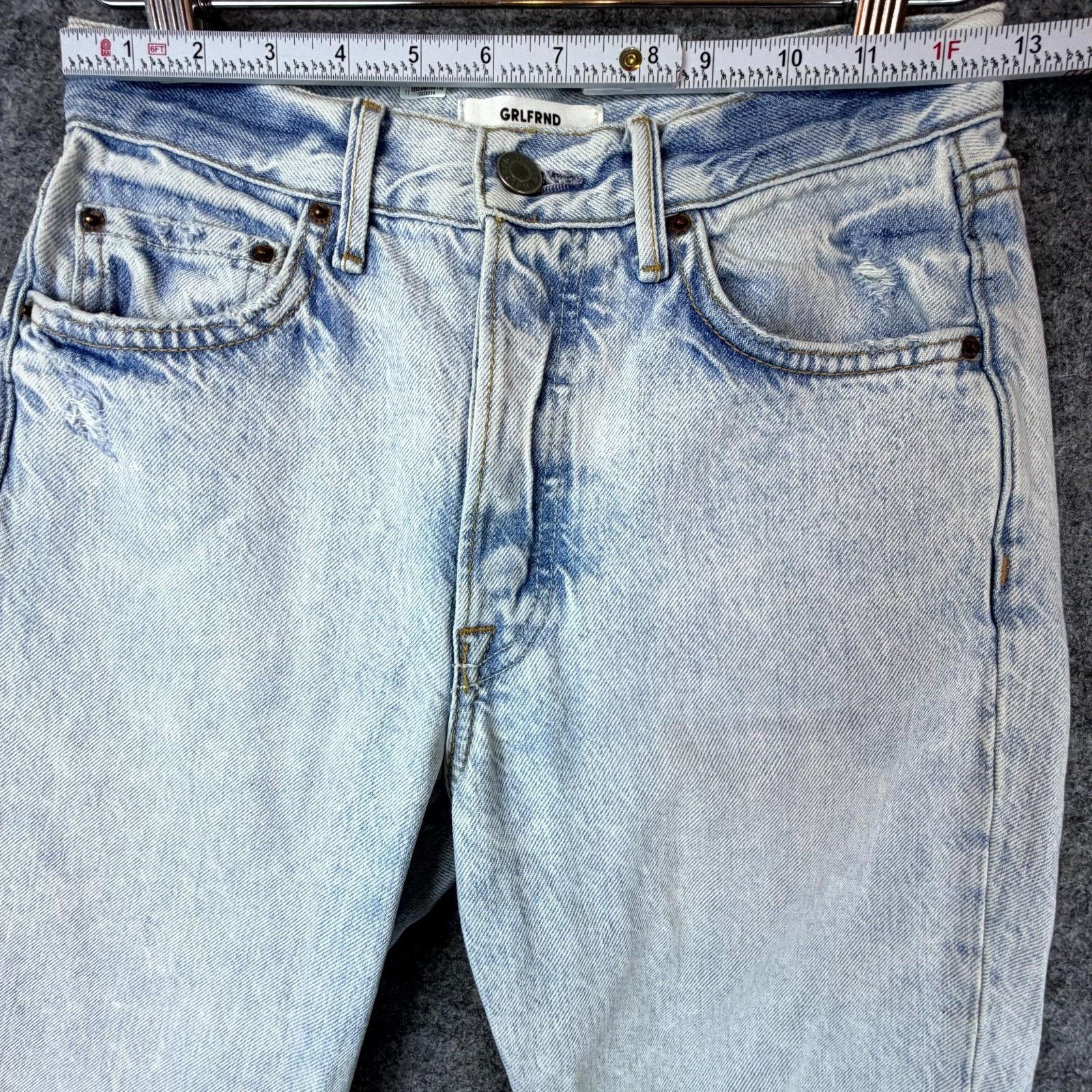 GRLFRND Grlfrnd Karolina Skinny Jeans Womens 25 Blue Never Again Size 25" / US 0 / IT 36 - 3 Thumbnail