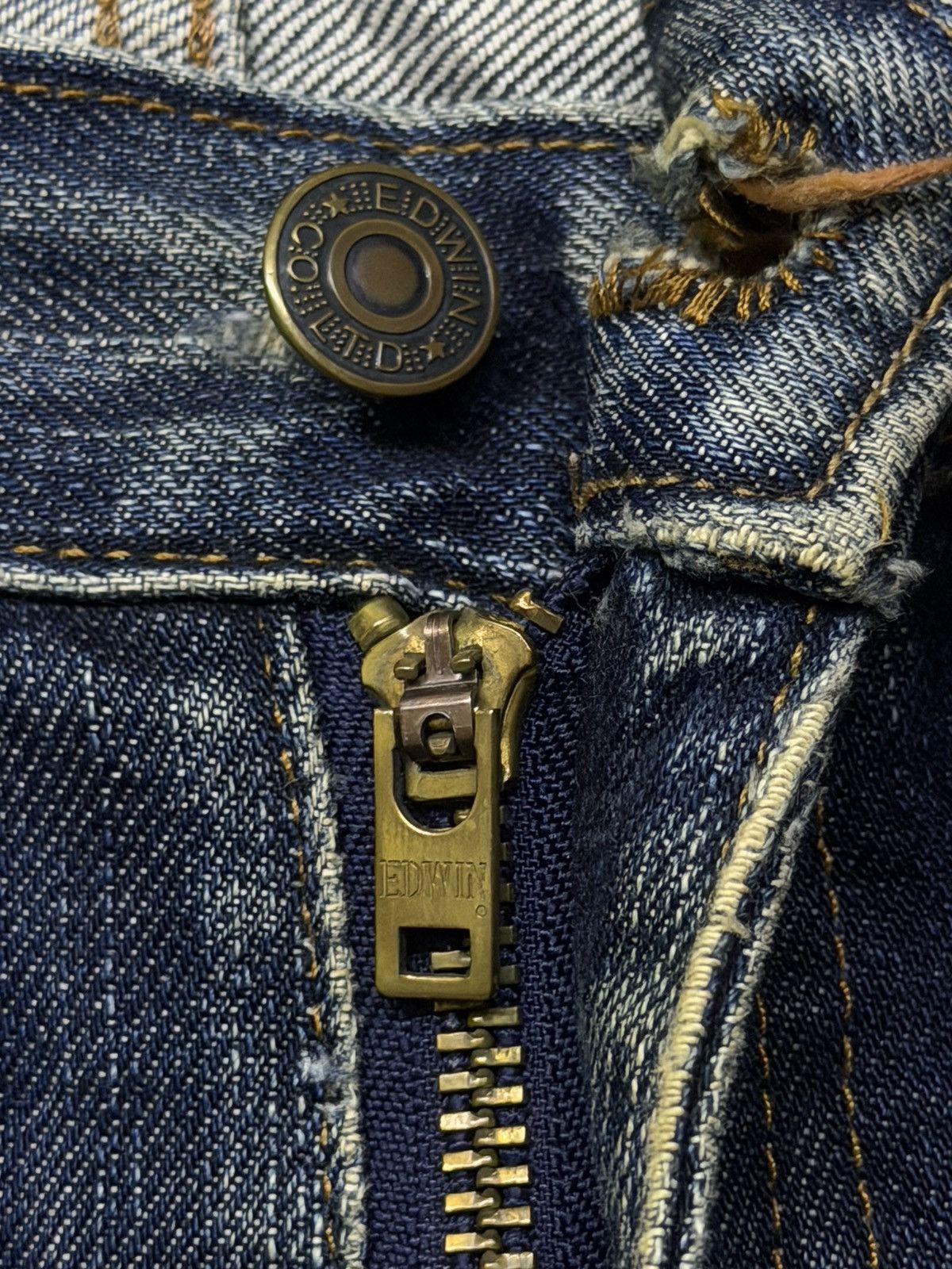 Edwin Vintage Edwin 403 Japan Denim Jeans | Vintage Straight | W32 Size US 32 / EU 48 - 10 Thumbnail