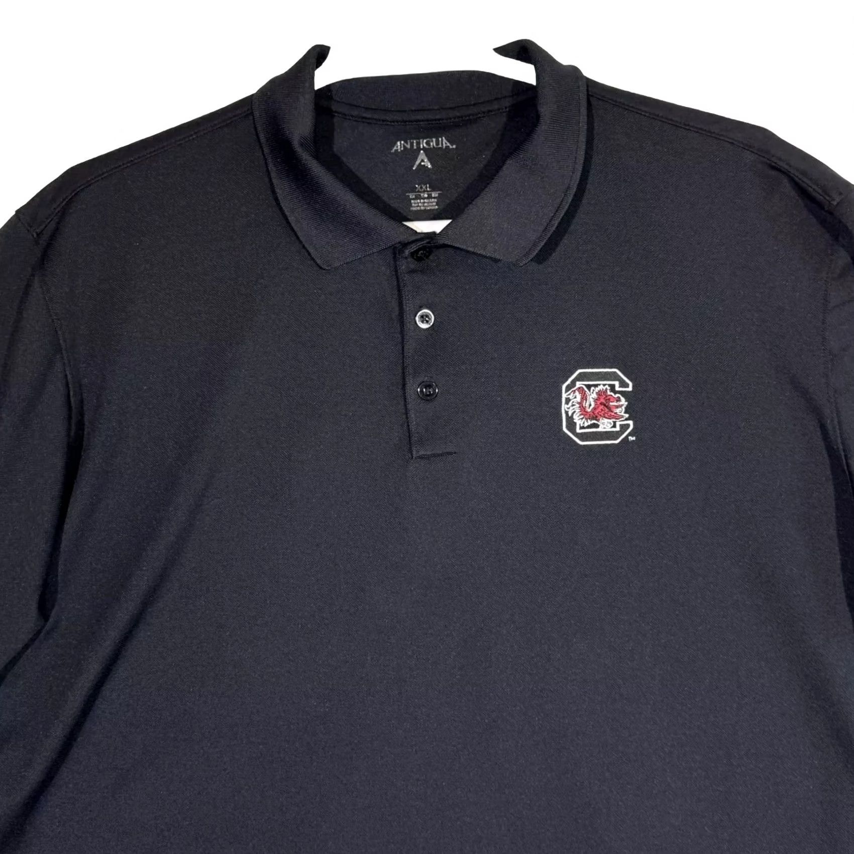 Vintage Antigua Men’s Polo Shirt 2XL Black Golf Short Sleeve Collared Performance M668 Size US XXL / EU 58 / 5 - 3 Thumbnail