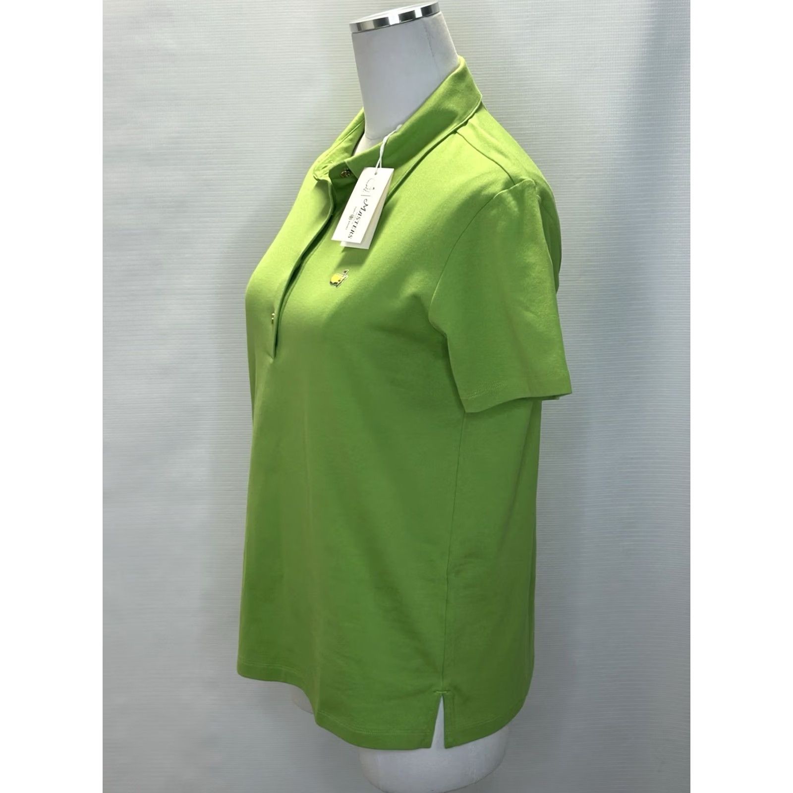 Tory Burch Tory Burch Sport The Masters Green Polo Shirt Gold Buttons Size M NEW Exclusive Polo Shirt Womens Regular Green Gold Button Sports Theme Size M / US 6-8 / IT 42-44 - 2 Thumbnail