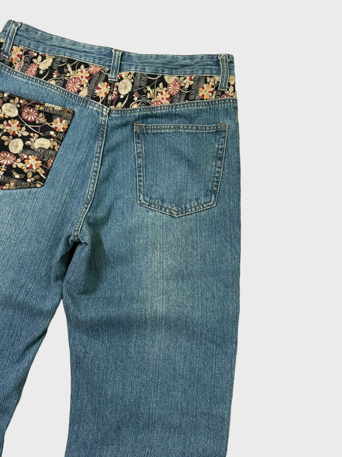 Japanese Brand ARCHIVE KARAKURI TAMASHI STYLE SAKURA EMBROIDERY DENIM Size US 32 / EU 48 - 11 Thumbnail