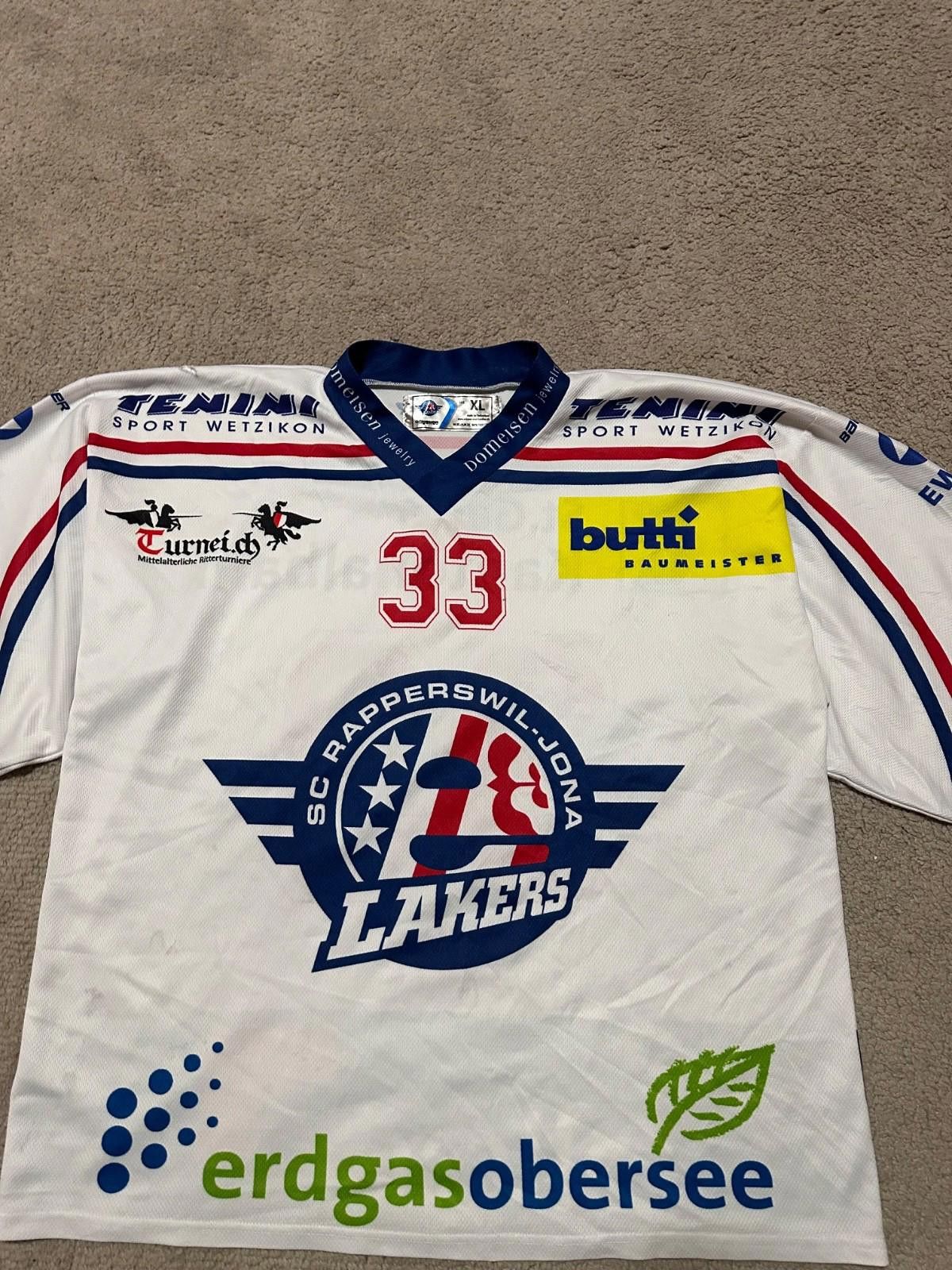 Other RAPPERSWIL JONA LAKERS HOCKEY SHIRT JERSEY sz XL MEN #33 Size US XL / EU 56 / 4 - 3 Thumbnail
