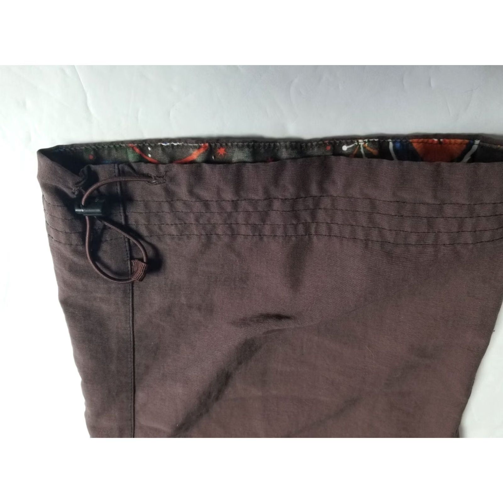 Vintage Isis Pants Women Burgundy Casual Nylon 6 pockets Size 4 World Travel Hiking Outdoors Pocket Womens Size 4 Size 27" / US 4 / IT 40 - 6 Thumbnail