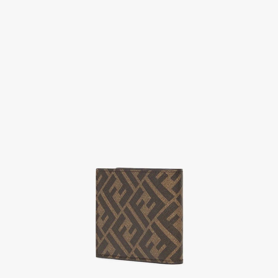 Fendi o1s1wg111224 Size: OS / Bi-Fold Wallet in Brown & Yellow Size ONE SIZE - 2 Thumbnail