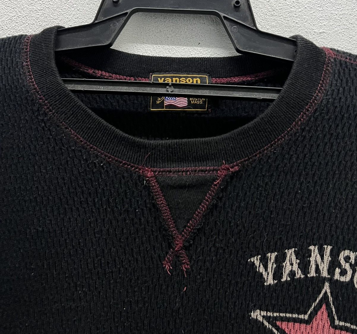 Vintage VINTAGE VANSON MOTORCYCLES SPEED-KING SWEATSHIRT Size US XL / EU 56 / 4 - 5 Thumbnail