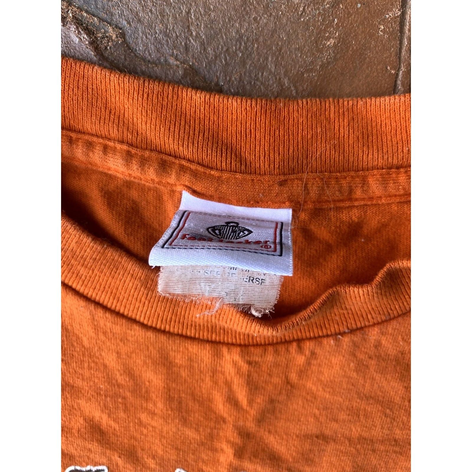 Vintage VINTAGE The Lord is My Shepherd Christian Jesus T-Shirt XL Orange Cotton Crew Neck Short Sleeve Grunge 90s Mens Turkey USA Size US XL / EU 56 / 4 - 2 Thumbnail