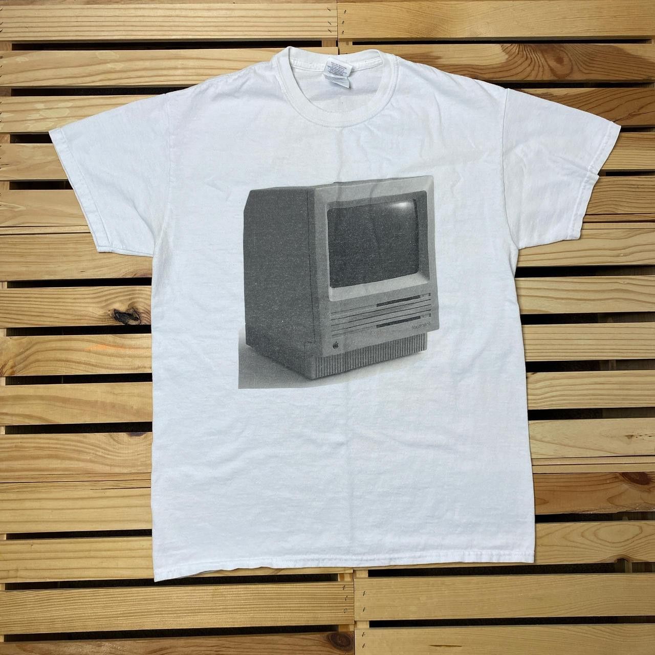 Gildan Vintage Apple Macintosh SF White Tech Tee Size Medium Size US M / EU 48-50 / 2 - 1 Thumbnail