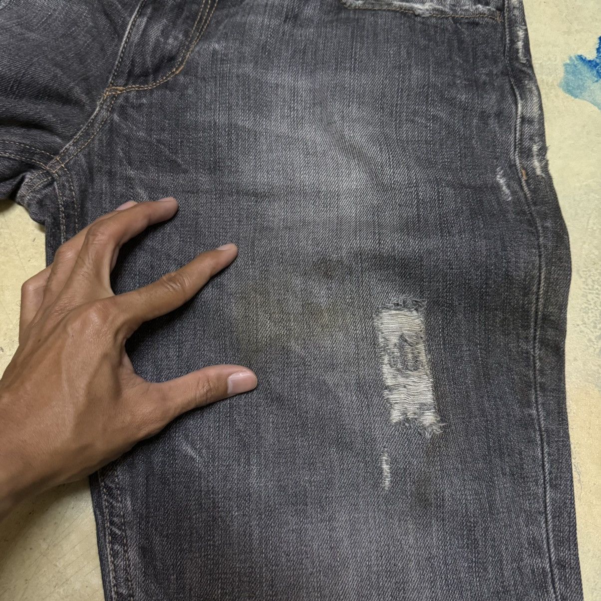 Dolce & Gabbana Dolce & Gabbana Distressed Denim Jeans Size US 33 - 19 Thumbnail