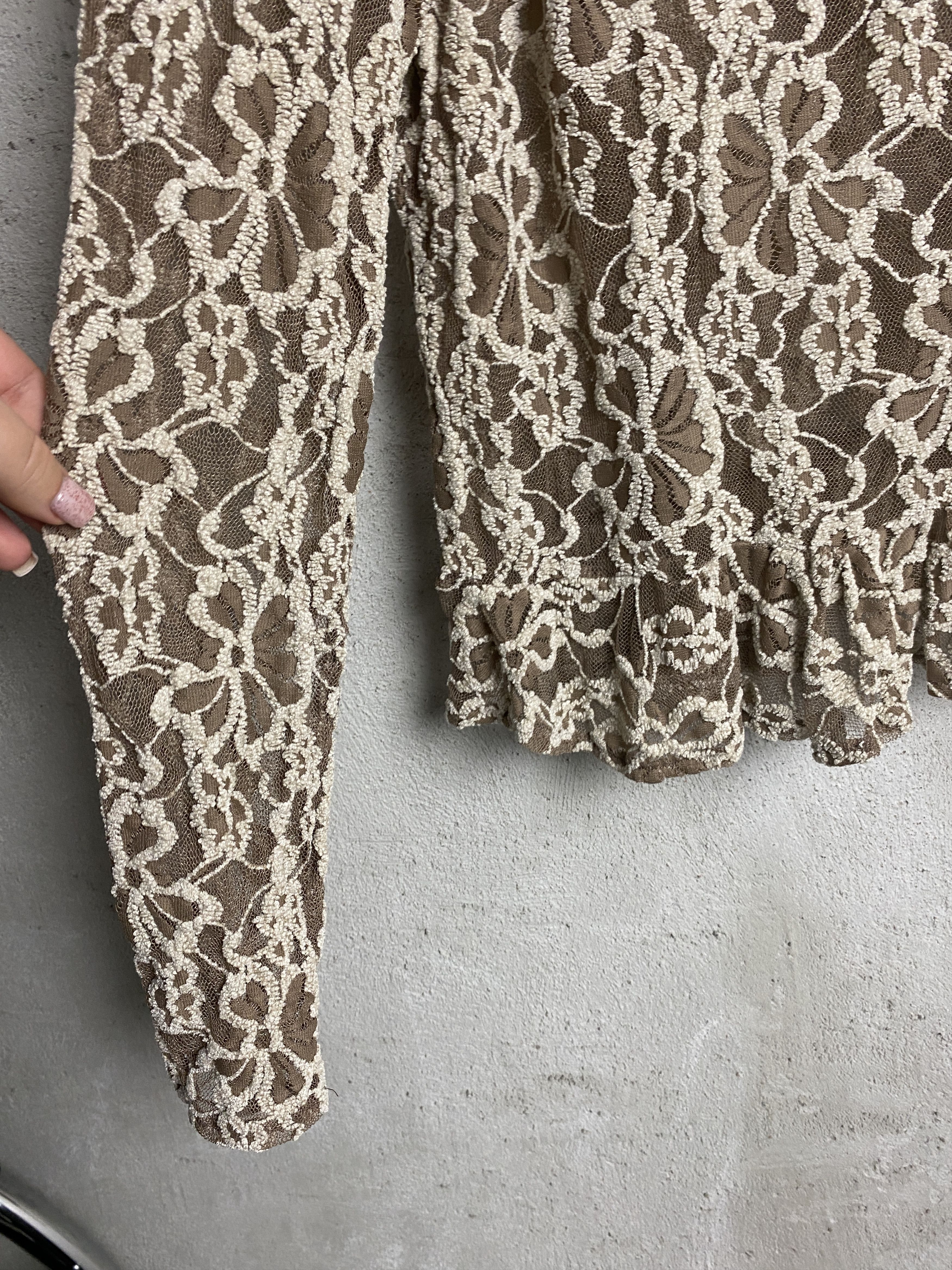 Ganni Ganni Pin up Lace long sleeve mesh Size XL / US 12-14 / IT 48-50 - 4 Thumbnail