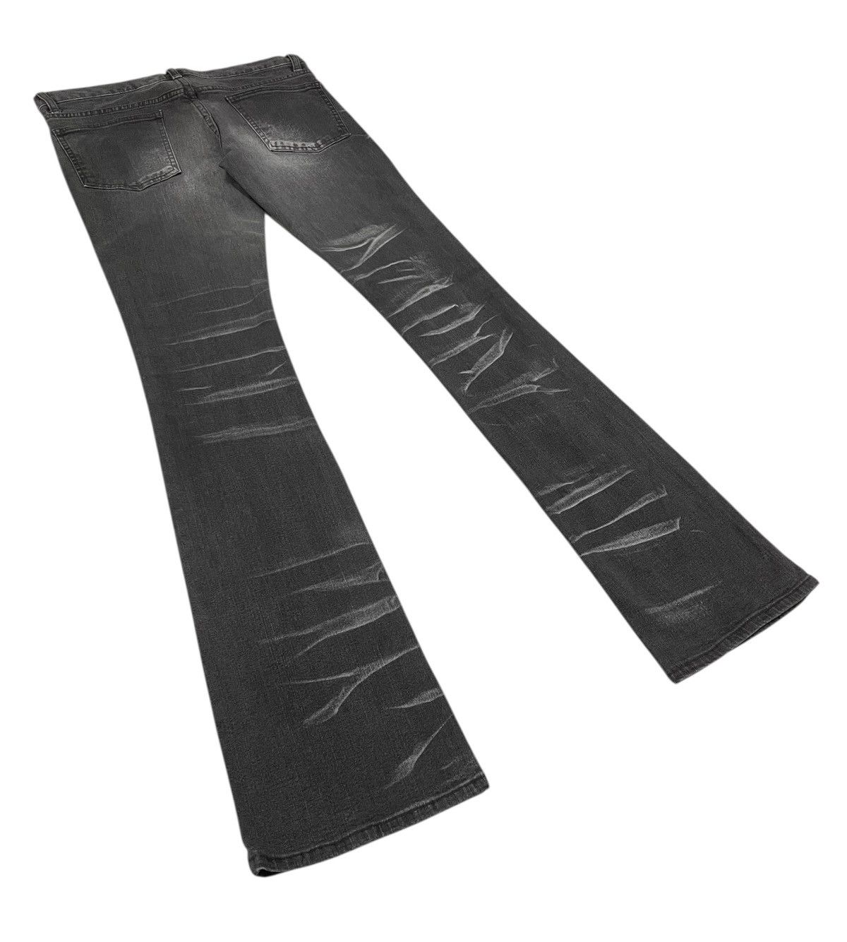 14th Addiction Schlussel Japan Flare Jeans Faded Black Size US 30 / EU 46 - 5 Thumbnail