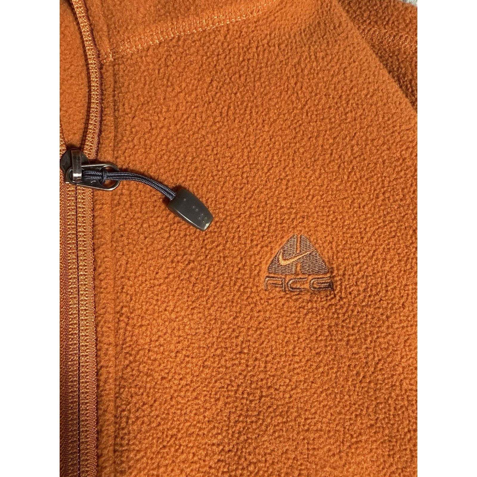 Nike Vintage 90s Y2K Nike ACG Quarter Zip Sweater Jacket Orange Size US L / EU 52-54 / 3 - 2 Thumbnail