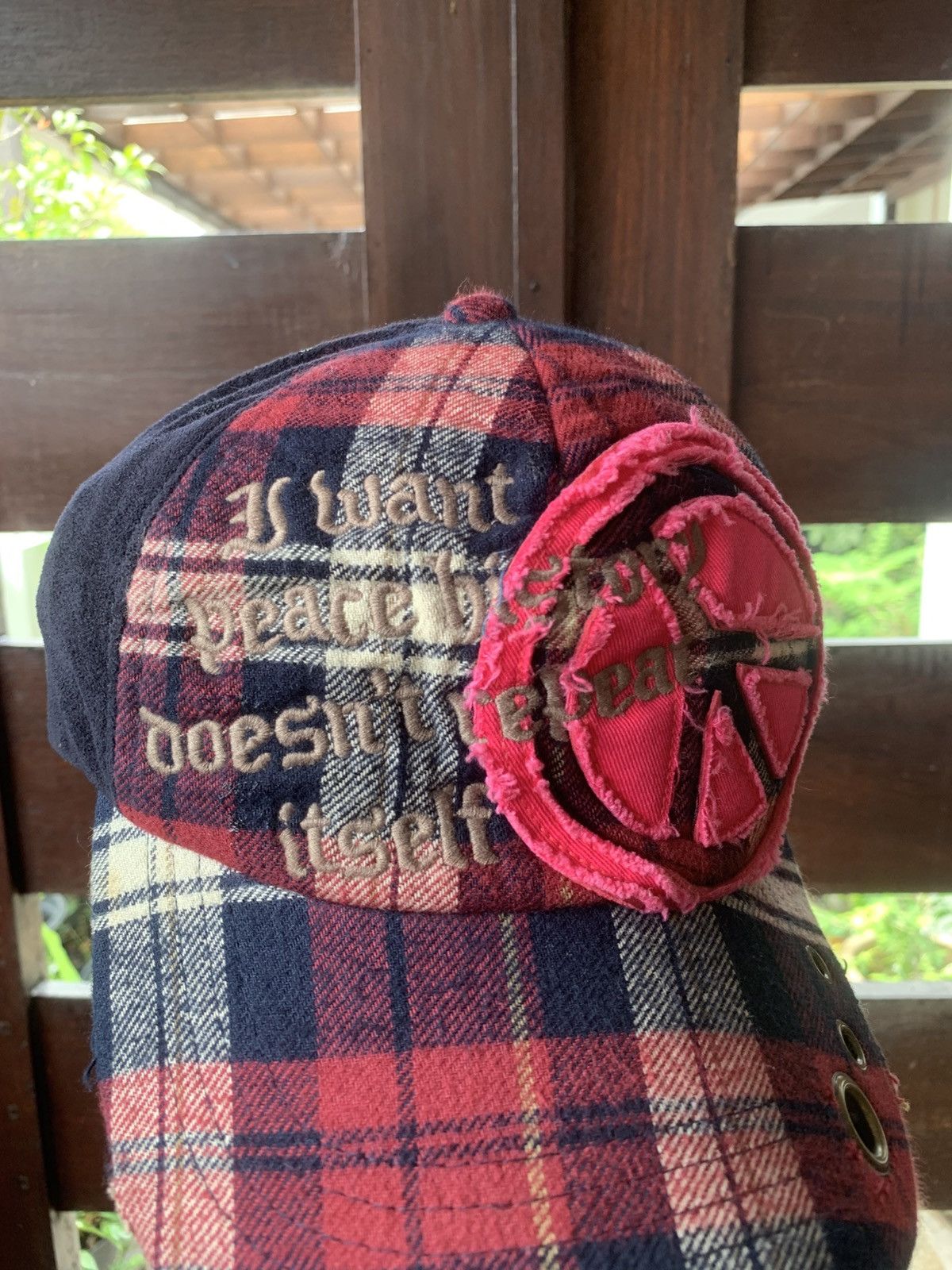 Kapital Japanese Poem & Peace Emboired hat Kapital Style Size ONE SIZE - 2 Thumbnail