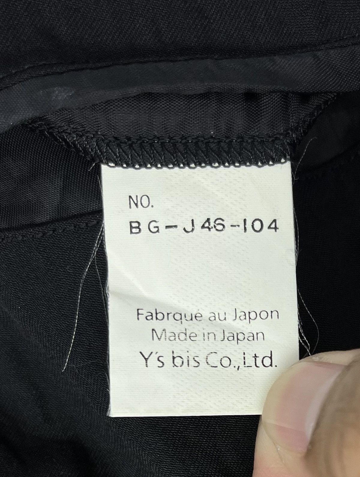 Yohji Yamamoto Vintage Yohji Yamamoto Y’s Bis Wool Coats Jacket Size M / US 6-8 / IT 42-44 - 8 Thumbnail