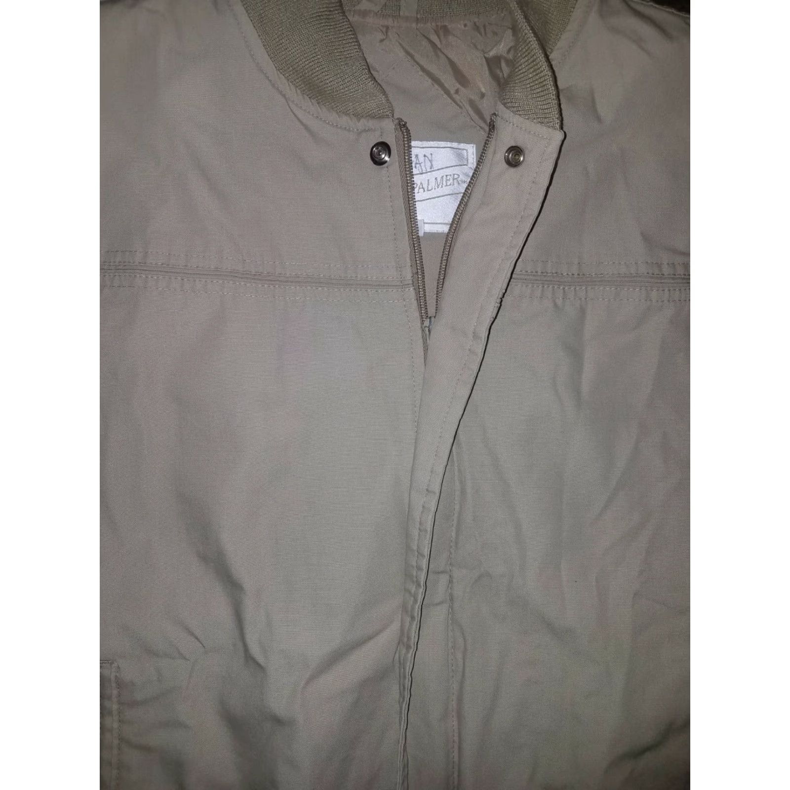 Vintage VINTAGE Arnold Palmer Jacket Zip Down Beige Mens M Windbreaker Size US M / EU 48-50 / 2 - 2 Thumbnail