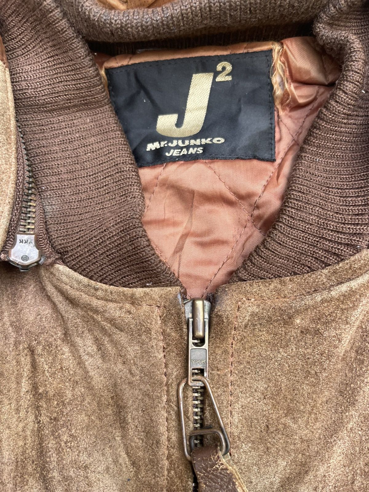 Mr. Junko Vintage Mr. Junko Suede Leather Hood Jacket Size US L / EU 52-54 / 3 - 4 Thumbnail