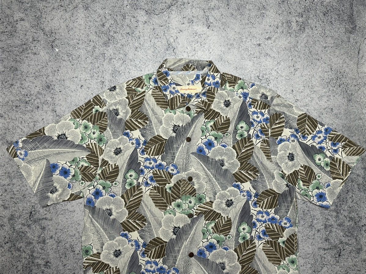 Tommy Bahama Tommy Bahama 100% Silk Hawaiian Shirt Size US M / EU 48-50 / 2 - 2 Thumbnail