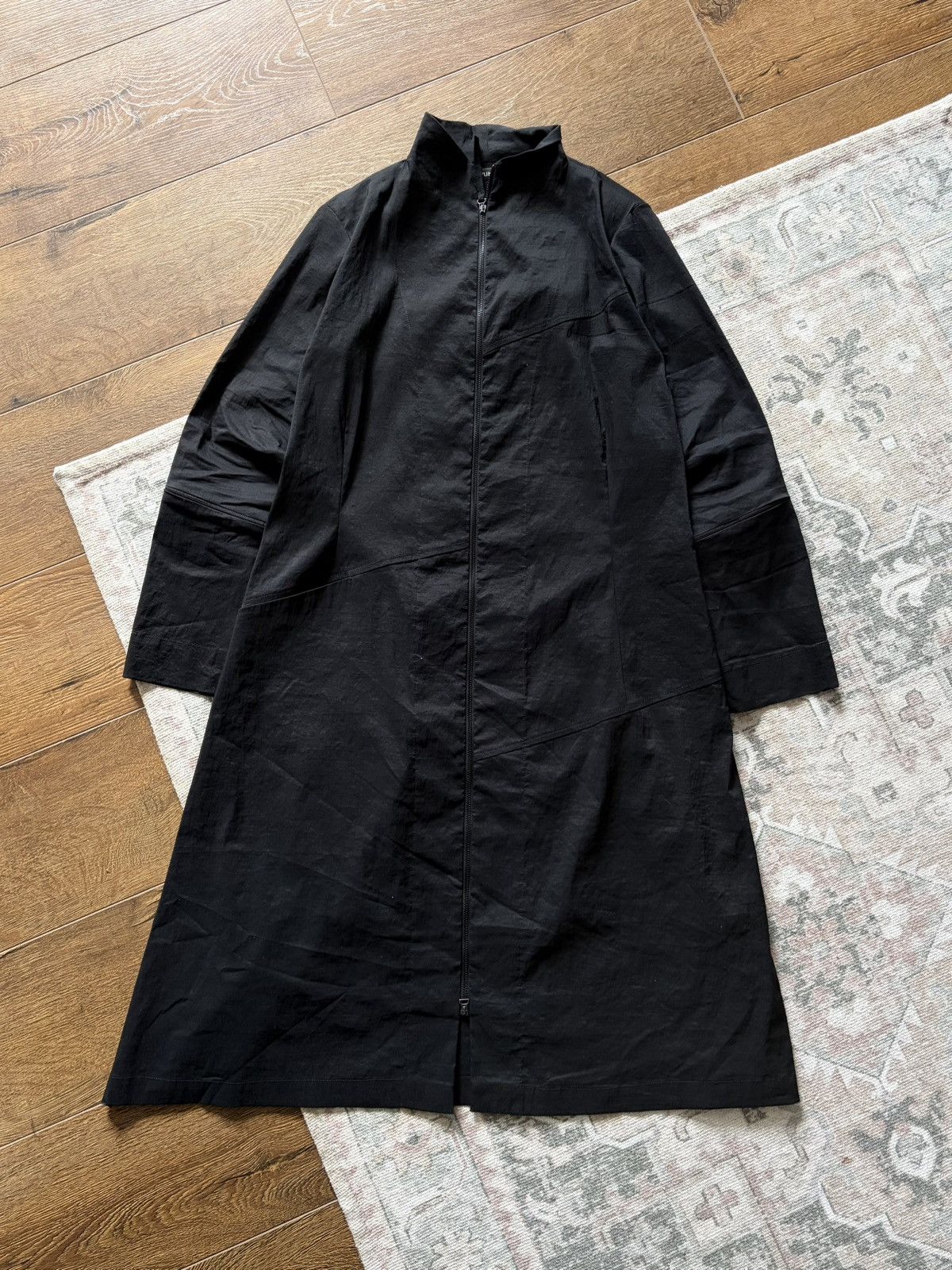 Other Yukai Black Minimal Long Coat Y2K Designer Avant Garde Size M / US 6-8 / IT 42-44 - 1 Thumbnail