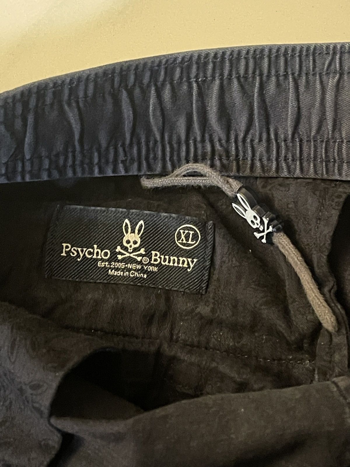 Psycho Bunny Psycho Bunny Mens Blue Drawstring Cotton Elastane Pants XL Size US 38 / EU 54 - 4 Thumbnail