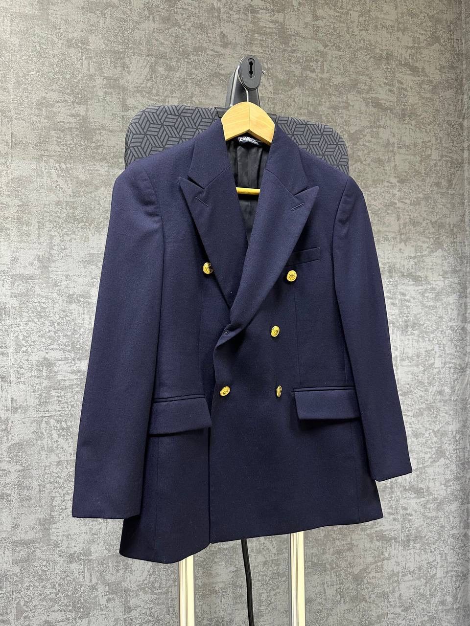Polo Ralph Lauren × Vintage Vintage Polo Ralph Lauren Blue Womens Blazer Size M / US 6-8 / IT 42-44 - 10 Thumbnail