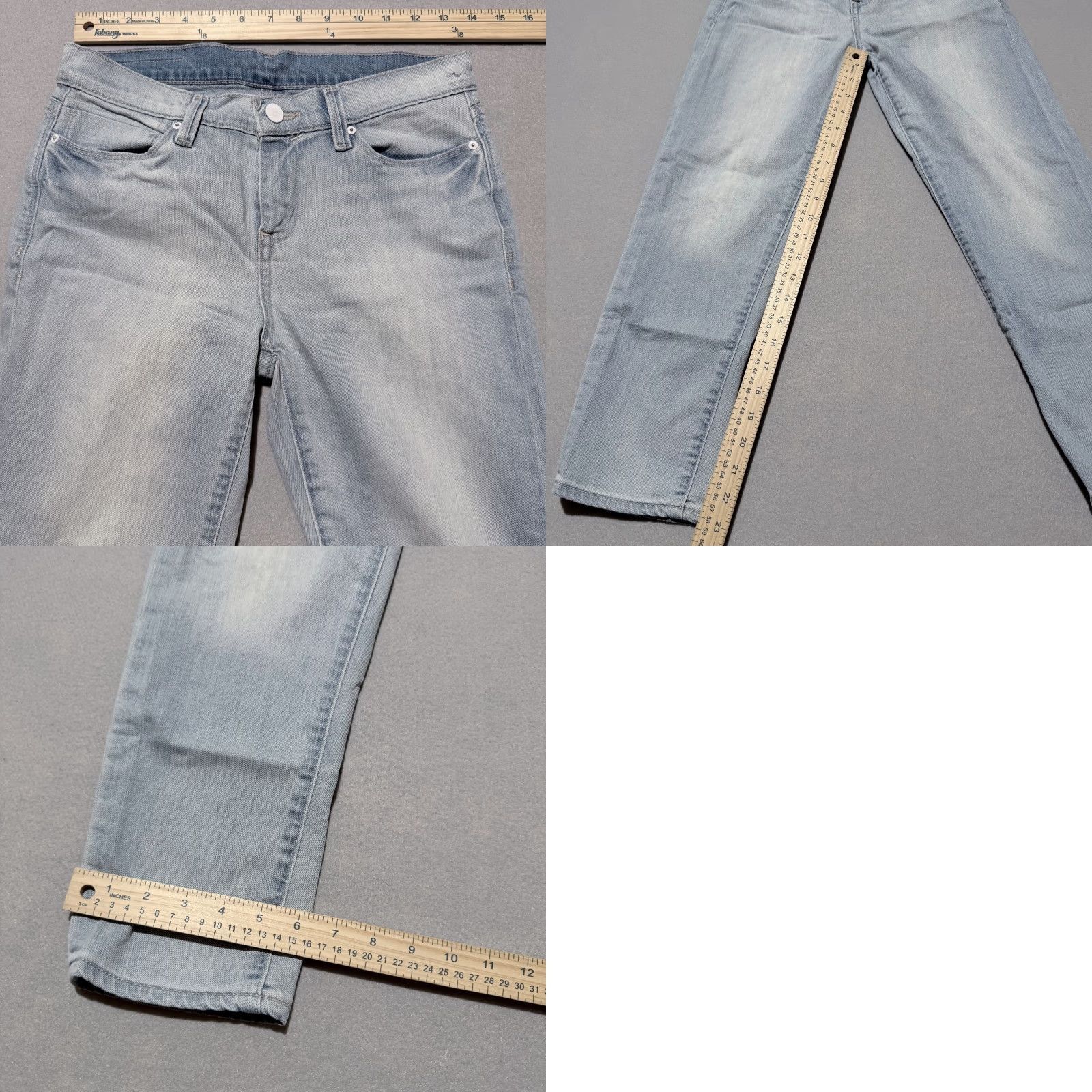 Calvin Klein Calvin Klein Jeans Skinny Women's Light-Wash Denim Stretch Pockets 27 Blue Size 27" / US 4 / IT 40 - 9 Thumbnail