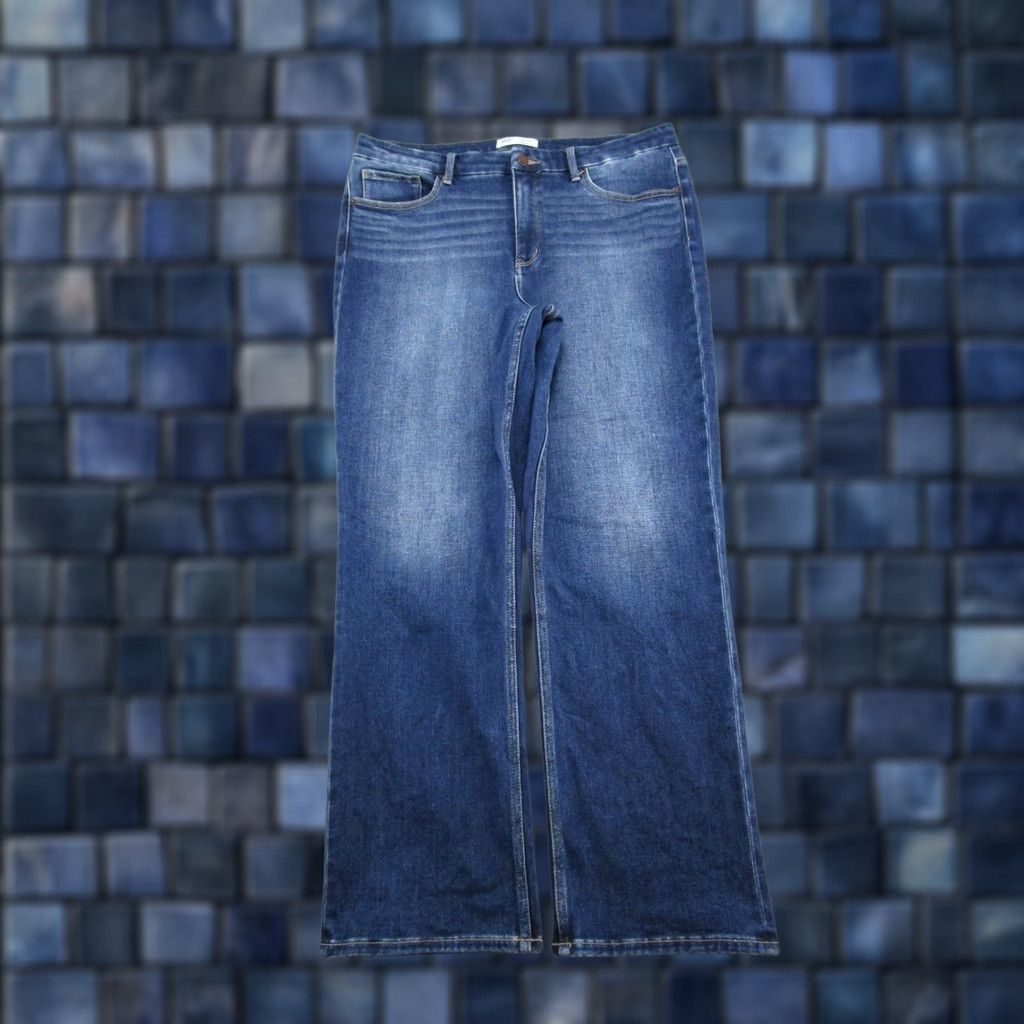 Vintage BKE Buckle Jeans Cropped High Rise Straight Blue 33x28 Denim 5-Pocket Womens Regular Modern Spring Summer Fall Boys Girls Mens Size 24" / US 00 / IT 34 - 1 Thumbnail