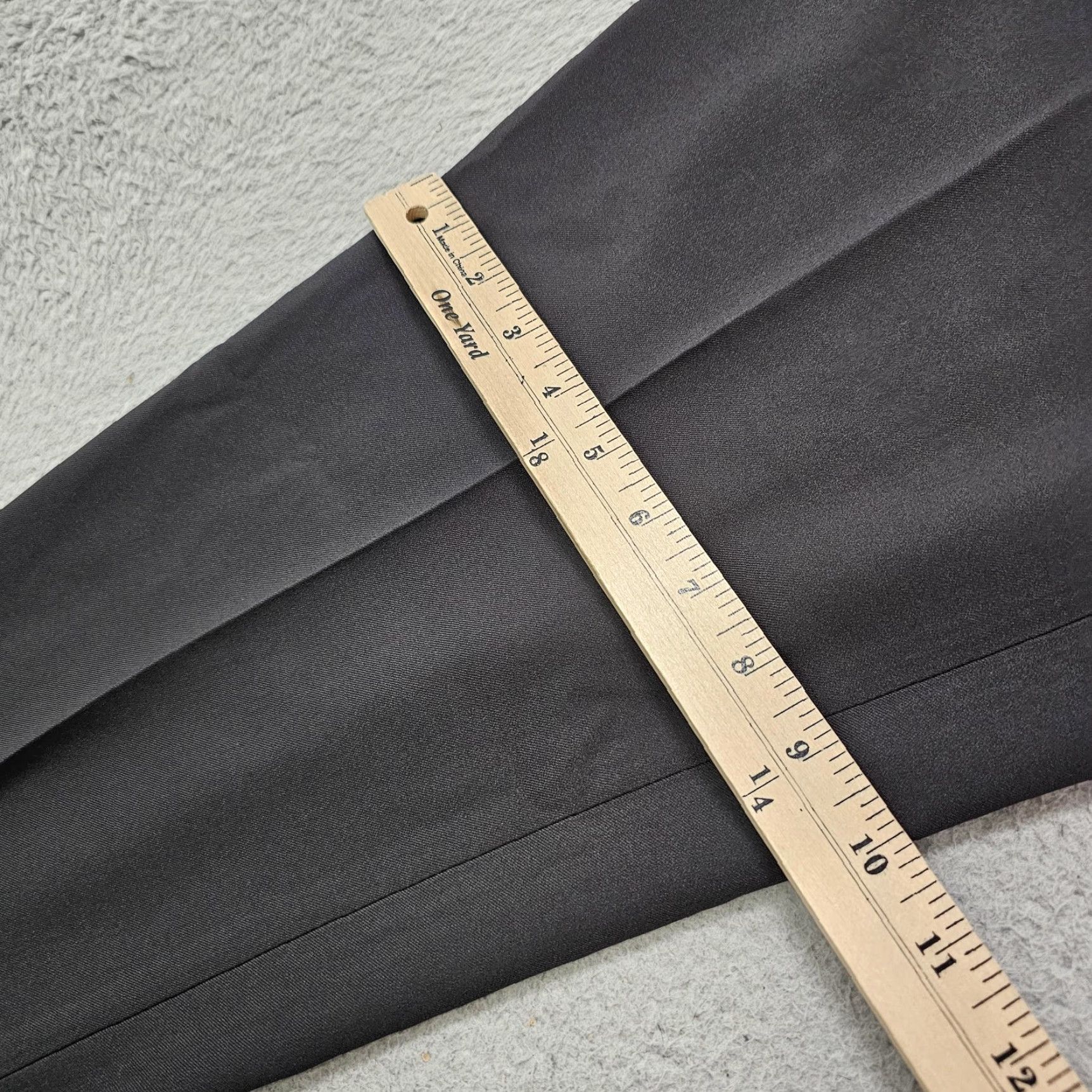 Haggar Haggar H26 Premium Stretch Dress Pants Mens 38x30 Black Slim Fit Wrinkle Resistant Front Flat Front Workwear Tapered 4-Way Comfort Stretch Size US 38 / EU 54 - 7 Thumbnail