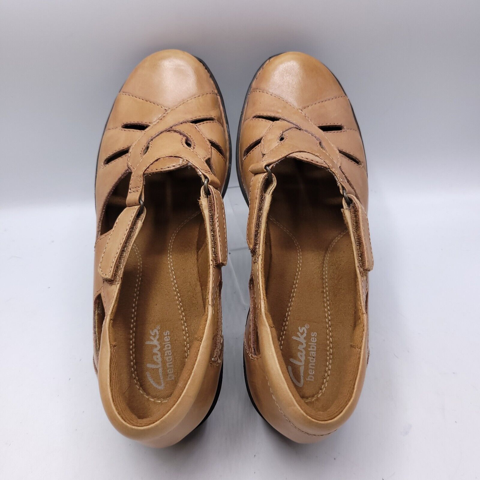 Clarks Clarks Bendables Mule Heel Shoe Womens Size 9.5 39337 Brown Size US 9.5 / IT 39.5 - 4 Thumbnail