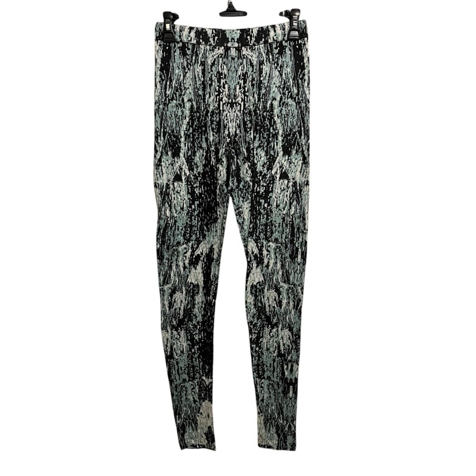 Bcbgmaxazria BCBG MAX AZRIA Aqua Combo Knit Leggings Size S Size 26" / US 2 / IT 38 - 1 Thumbnail