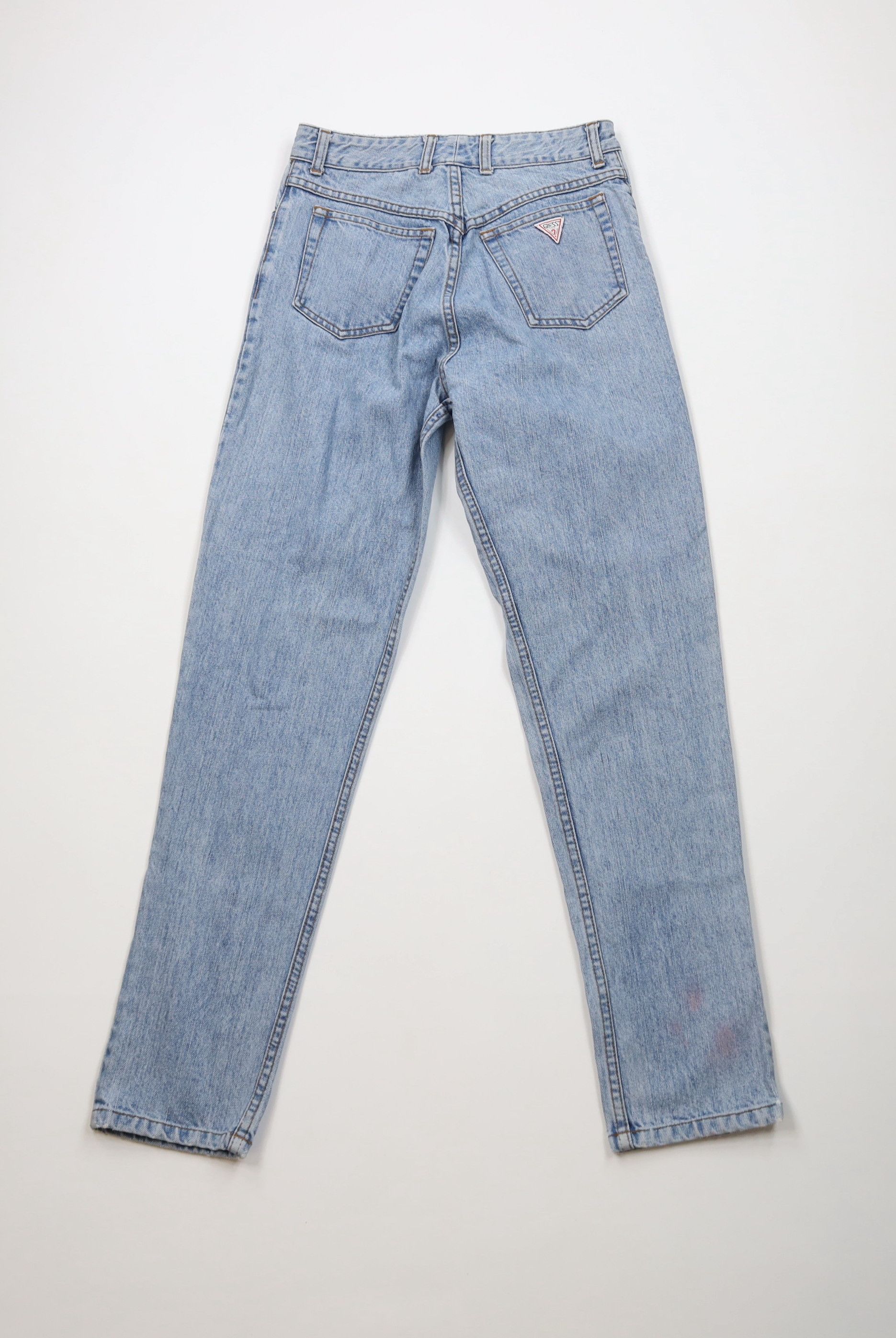 Guess Vintage 80s 90s Guess Tapered Leg Denim Jeans Blue USA Size 31" - 10 Thumbnail