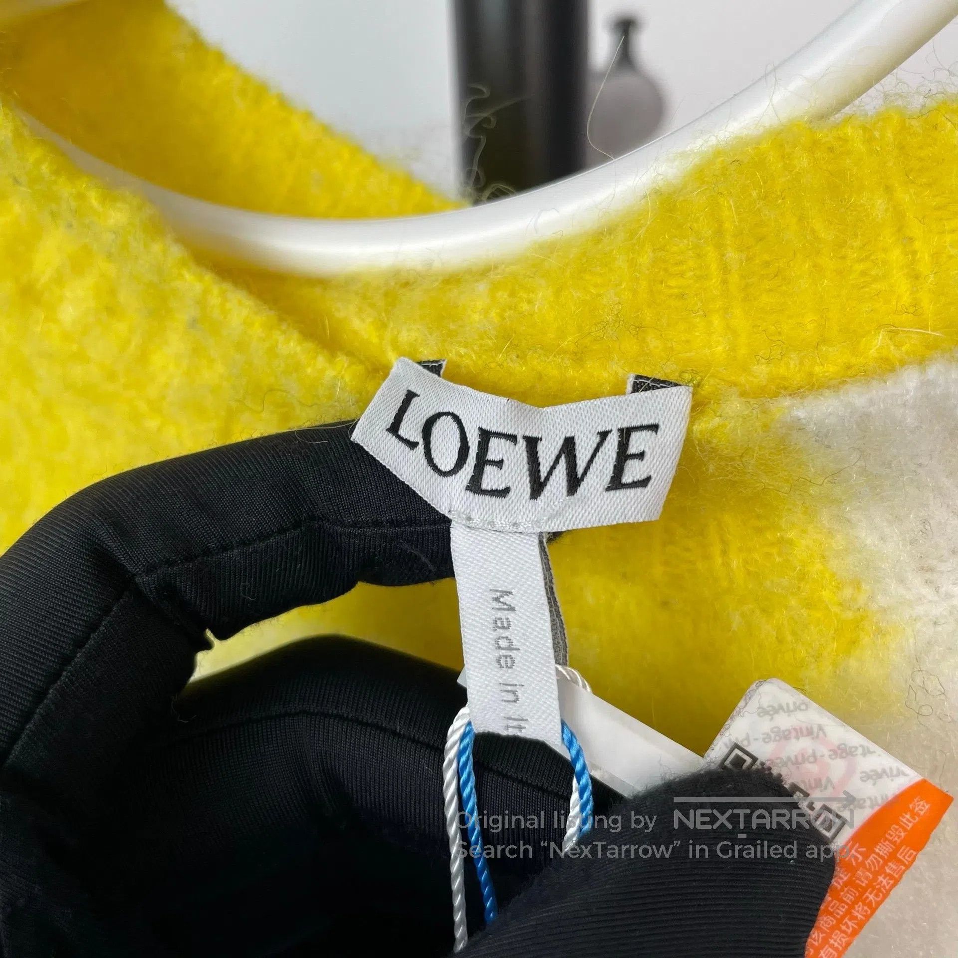 Loewe Loewe Color Block Logo Knit Round-neck Top| Size M / US 6-8 / IT 42-44 - 4 Thumbnail