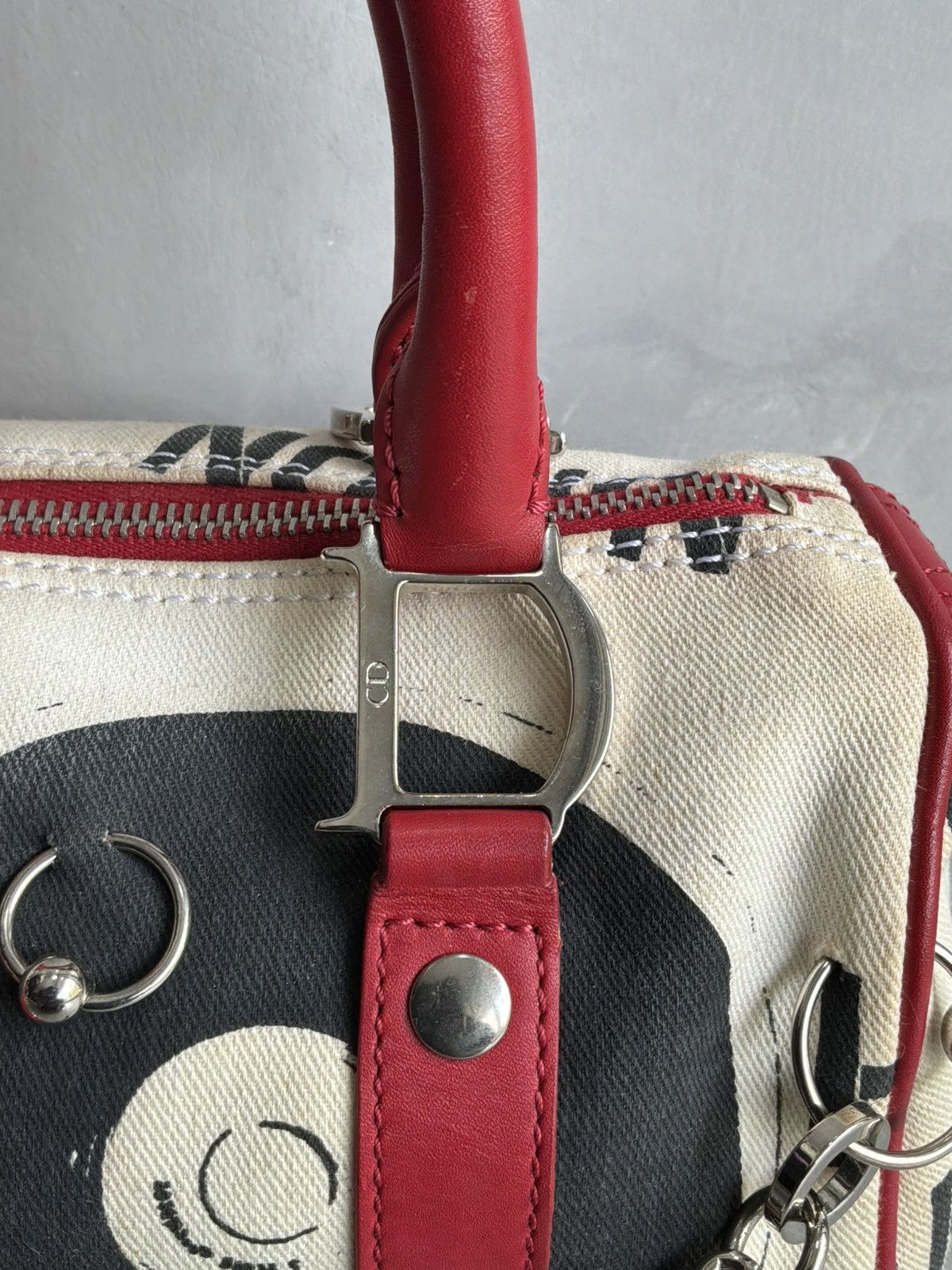 Dior Dior - Galliano Era - Hardcore Pierced Mini Boston Bag Size ONE SIZE - 10 Thumbnail