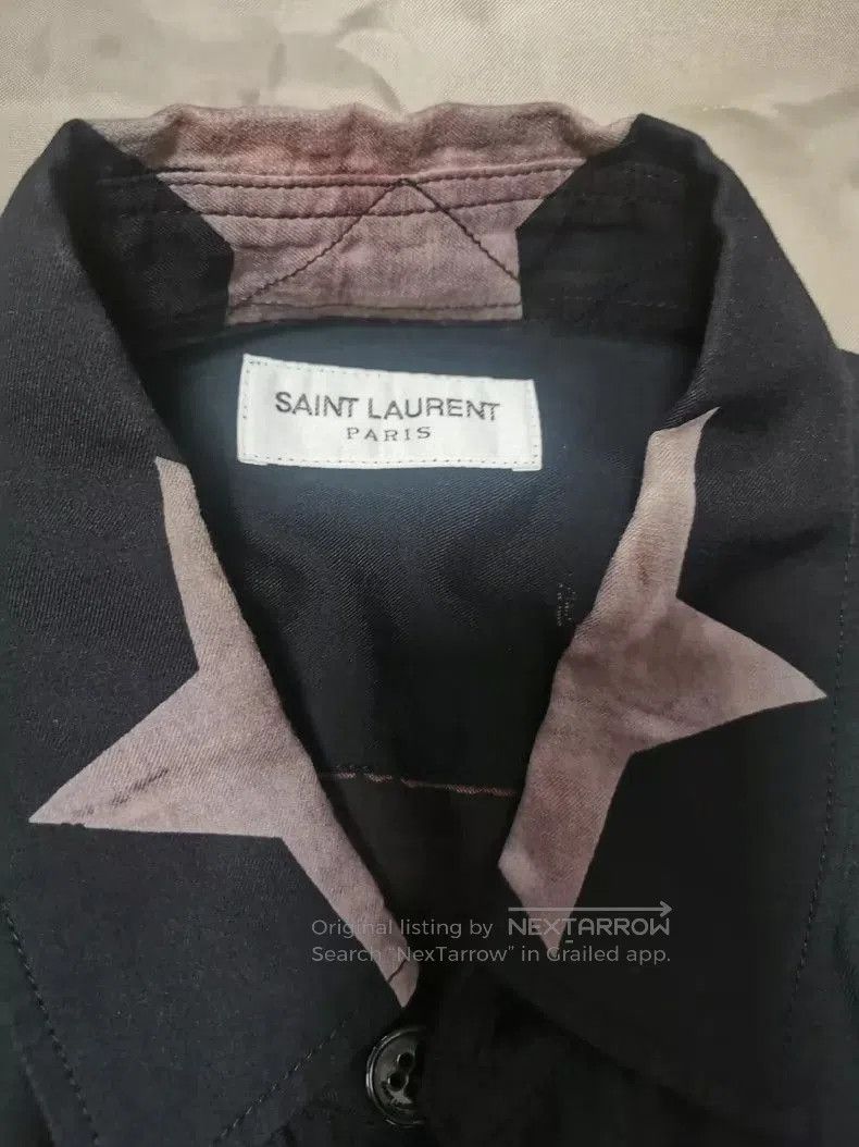 Saint Laurent Paris Saint Laurent Paris Star Print Sleeveless Shirt. Size US S / EU 44-46 / 1 - 4 Thumbnail