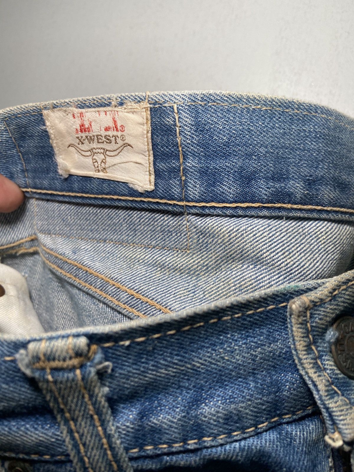 Vintage Vintage X West Canton Made in USA Flare jeans Distressed Size US 34 / EU 50 - 6 Thumbnail