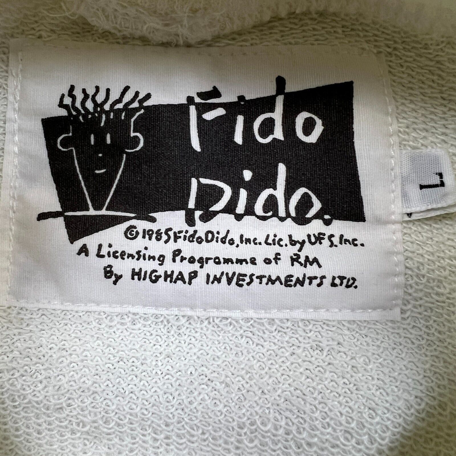 Cartoon Network × Vintage Vintage 1985 Fido Dido Sweatshirt Medium Cartoon Graphic Size US M / EU 48-50 / 2 - 9 Thumbnail