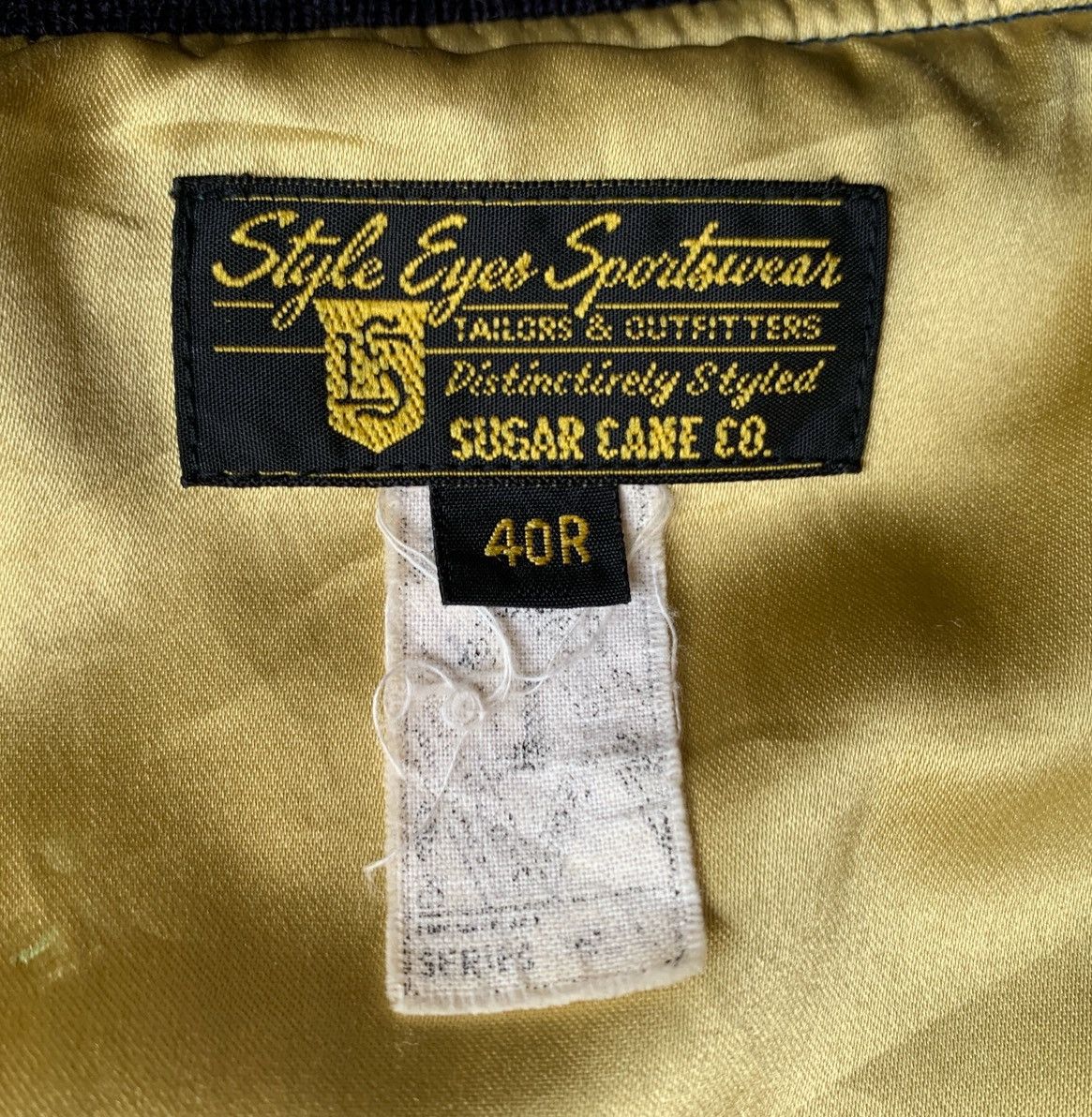 Sugar Cane VINTAGE STYLE EYES SUGAR CANES CLEMSON NYLON BOMBER JACKET Size US M / EU 48-50 / 2 - 12 Thumbnail