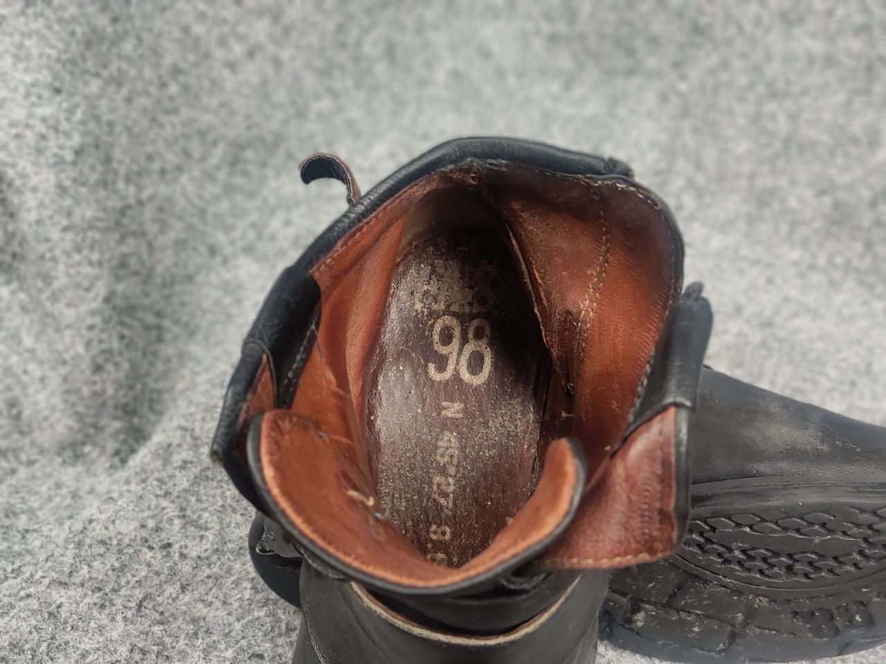 A.S.98 A.S.98 Vintage Durable Leather Zip buckles Ankle Boots Size US 6 / IT 36 - 22 Thumbnail
